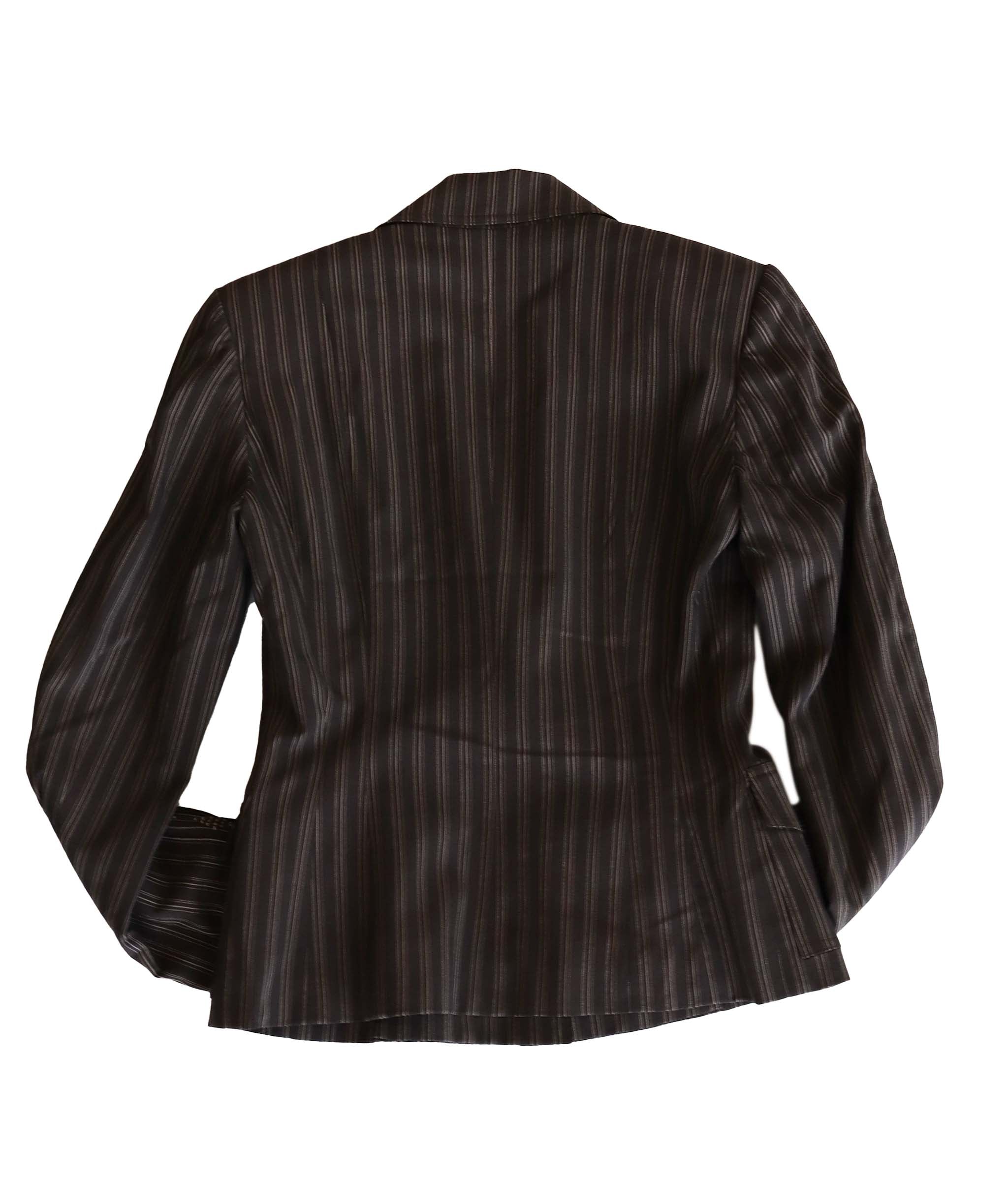 Christian Dior Christian Dior brown stripped jacket (sample) AGC1889