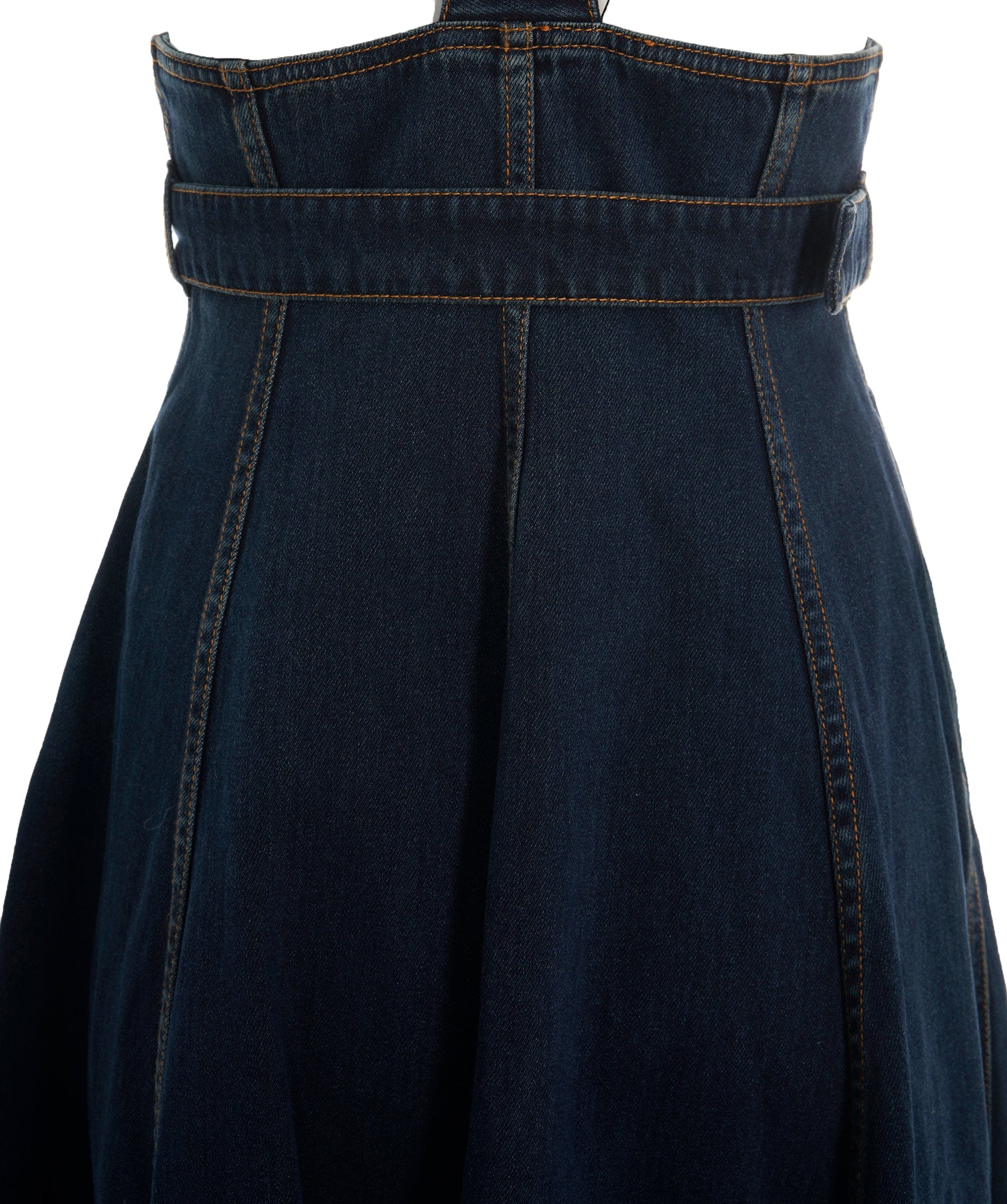 Christian Dior Christian Dior Denim Skirt with braces ALL0668