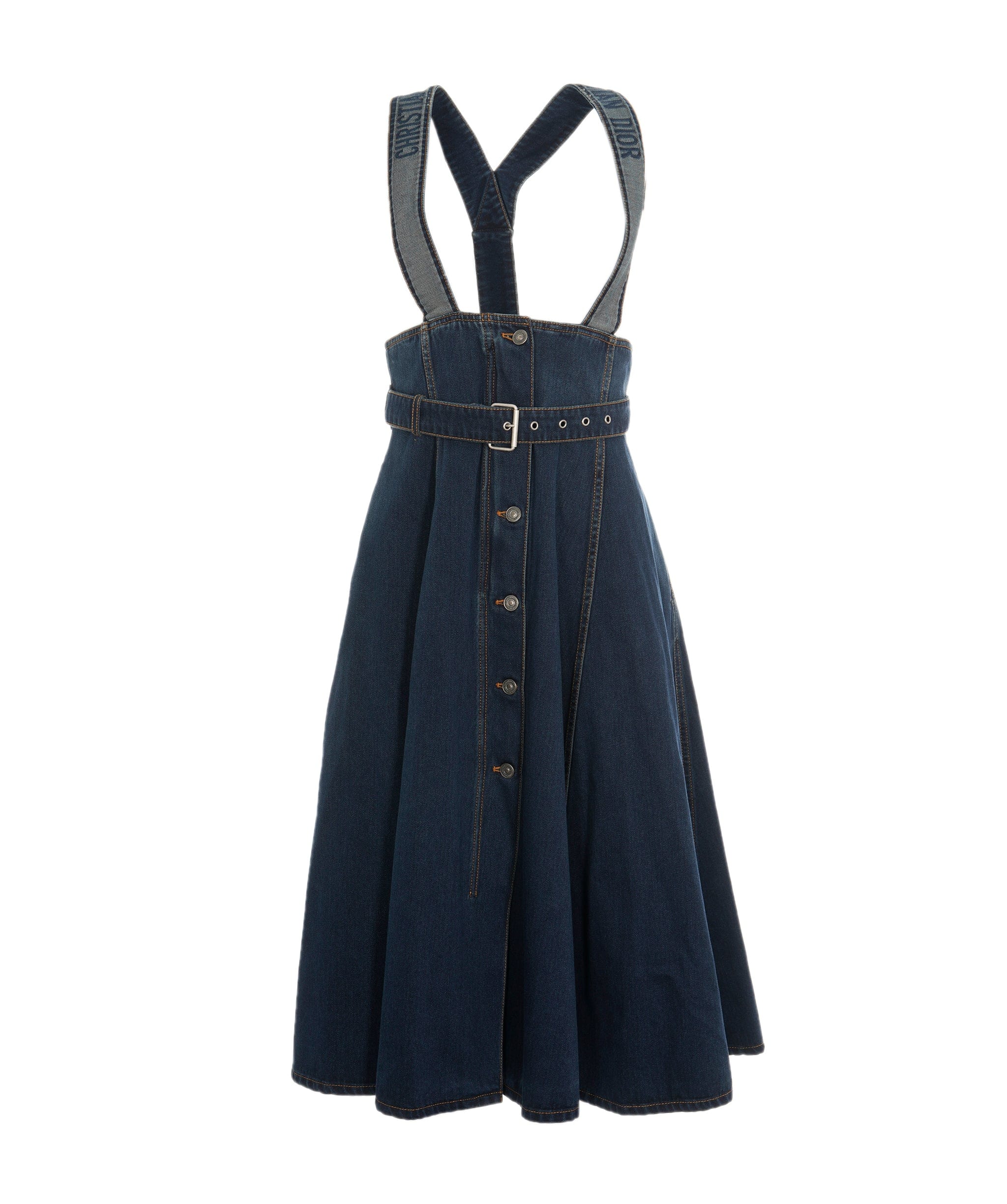 Christian Dior Christian Dior Denim Skirt with braces ALL0668