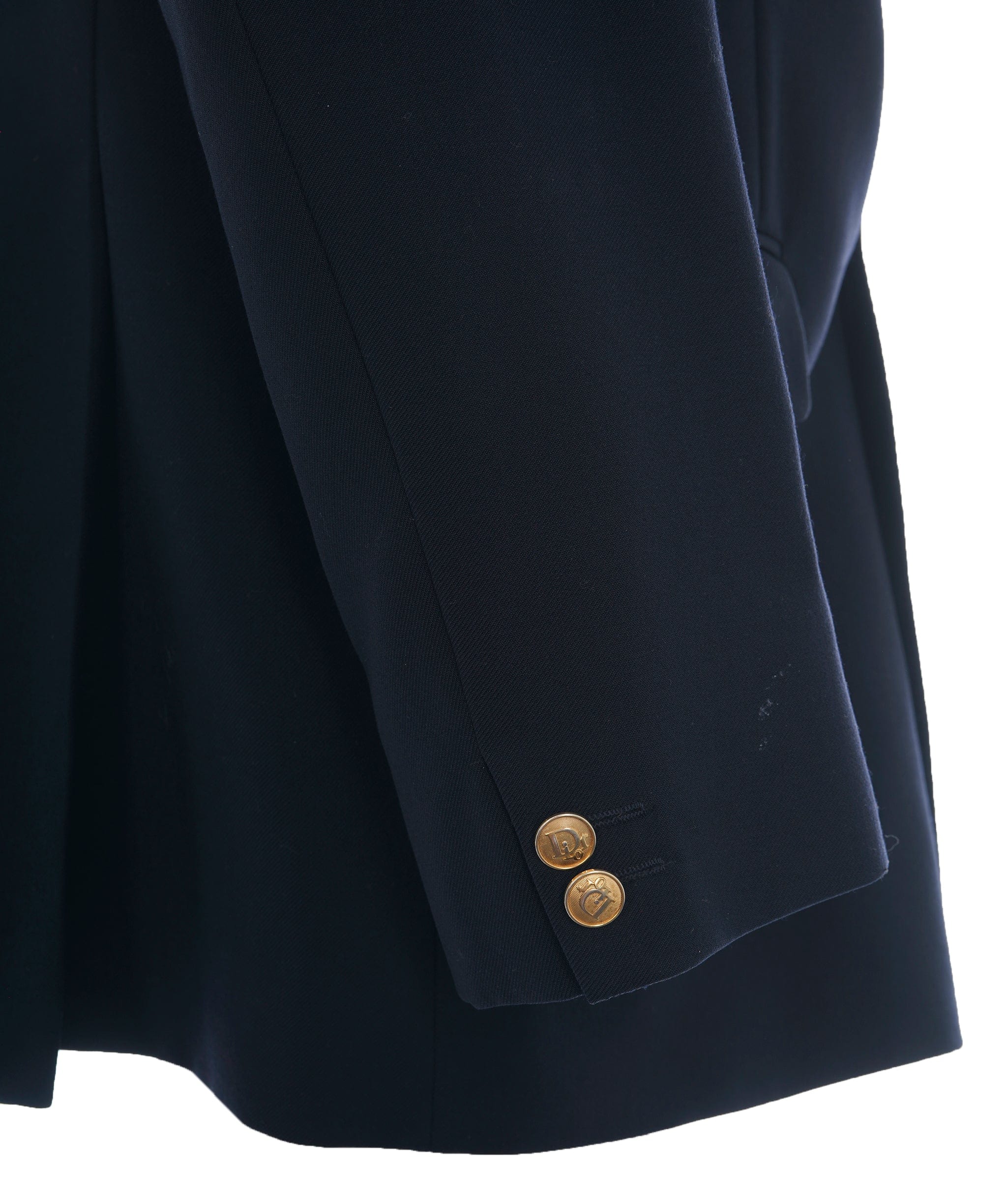 Christian Dior Christian Dior Navy Blazer with Gold Buttons  ALC1533