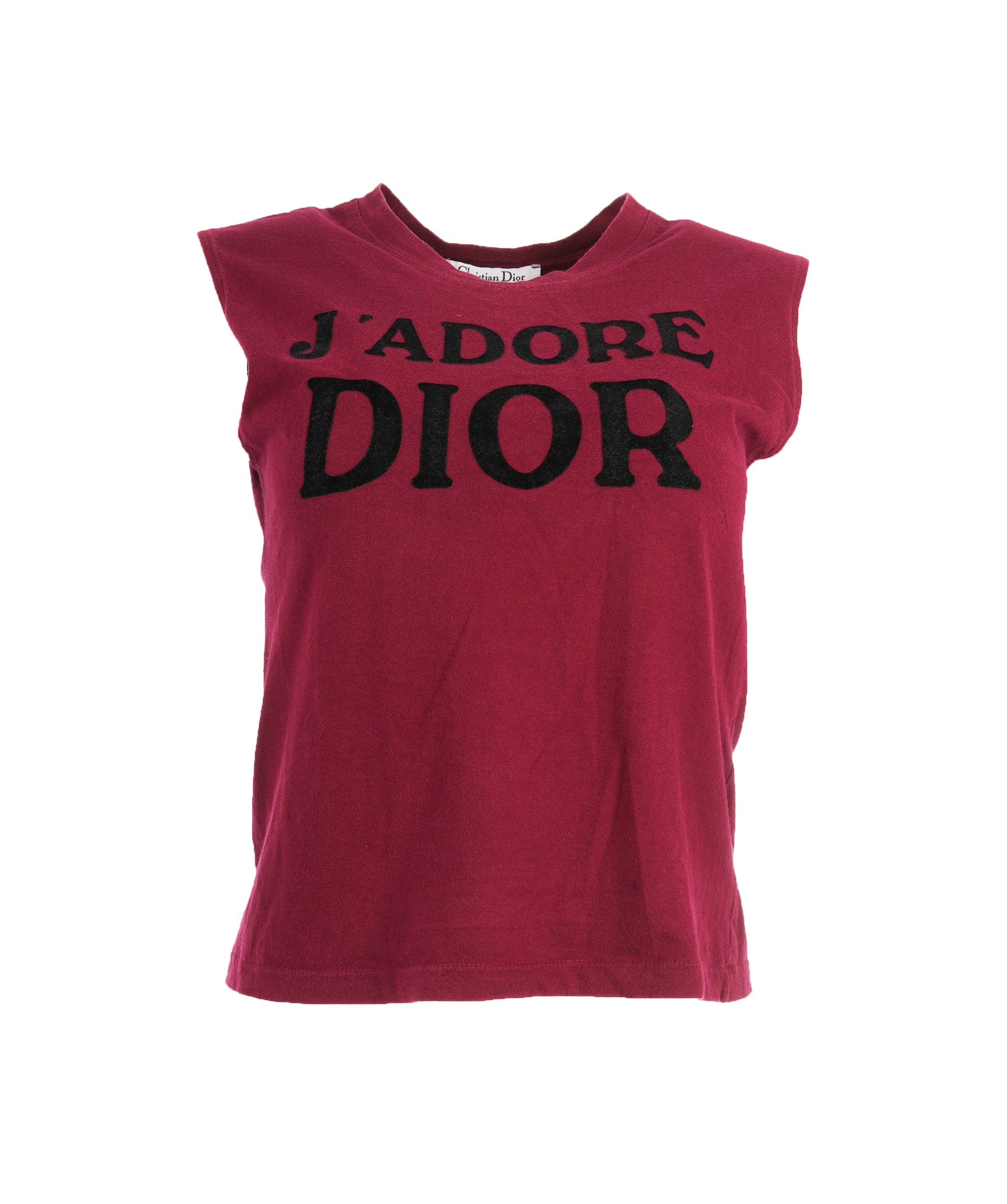 Christian Dior Dior J'adore Tank Top Wine Red #40 ASL10593