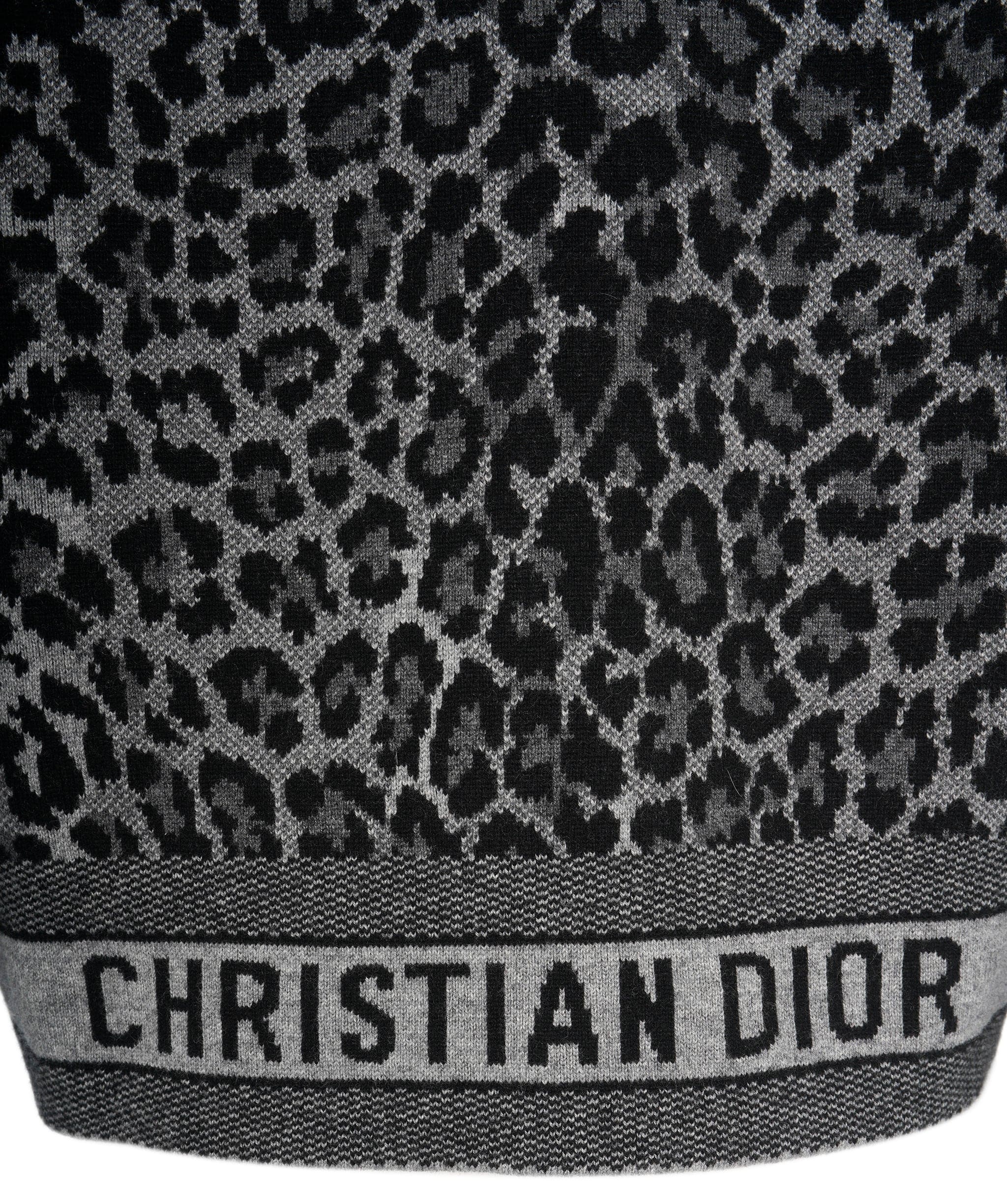 Christian Dior Dior Leopard Print Logo Sweater  ALC1412