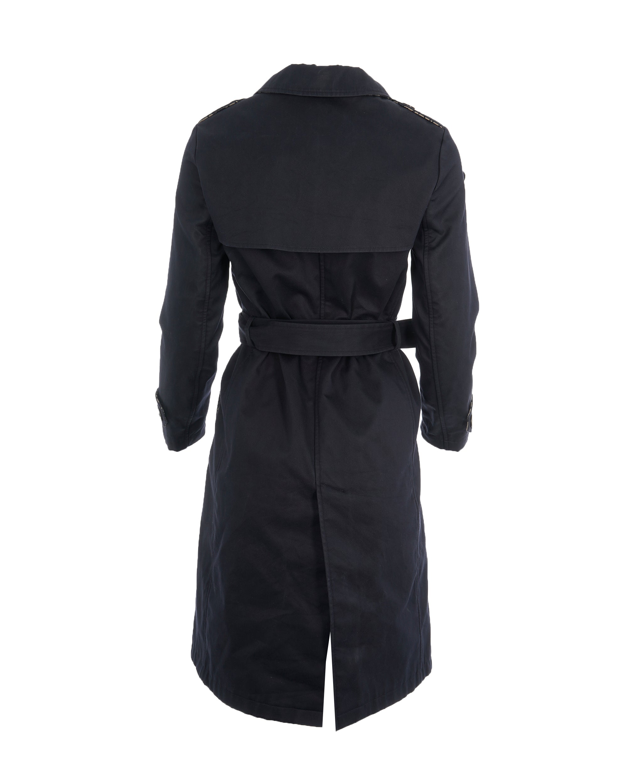 Christian Dior Dior Oblique Navy Trench Coat  ALL0575