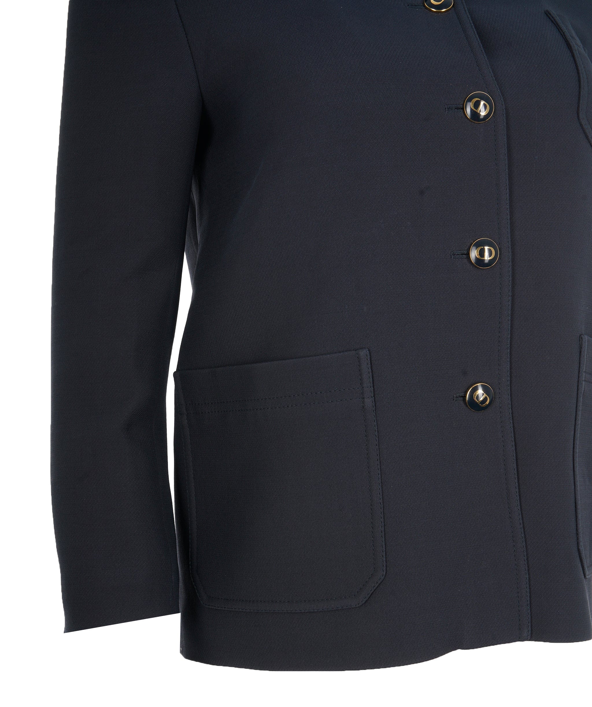 Christian Lacroix Christian Dior Navy CD button Jacket ALC1406