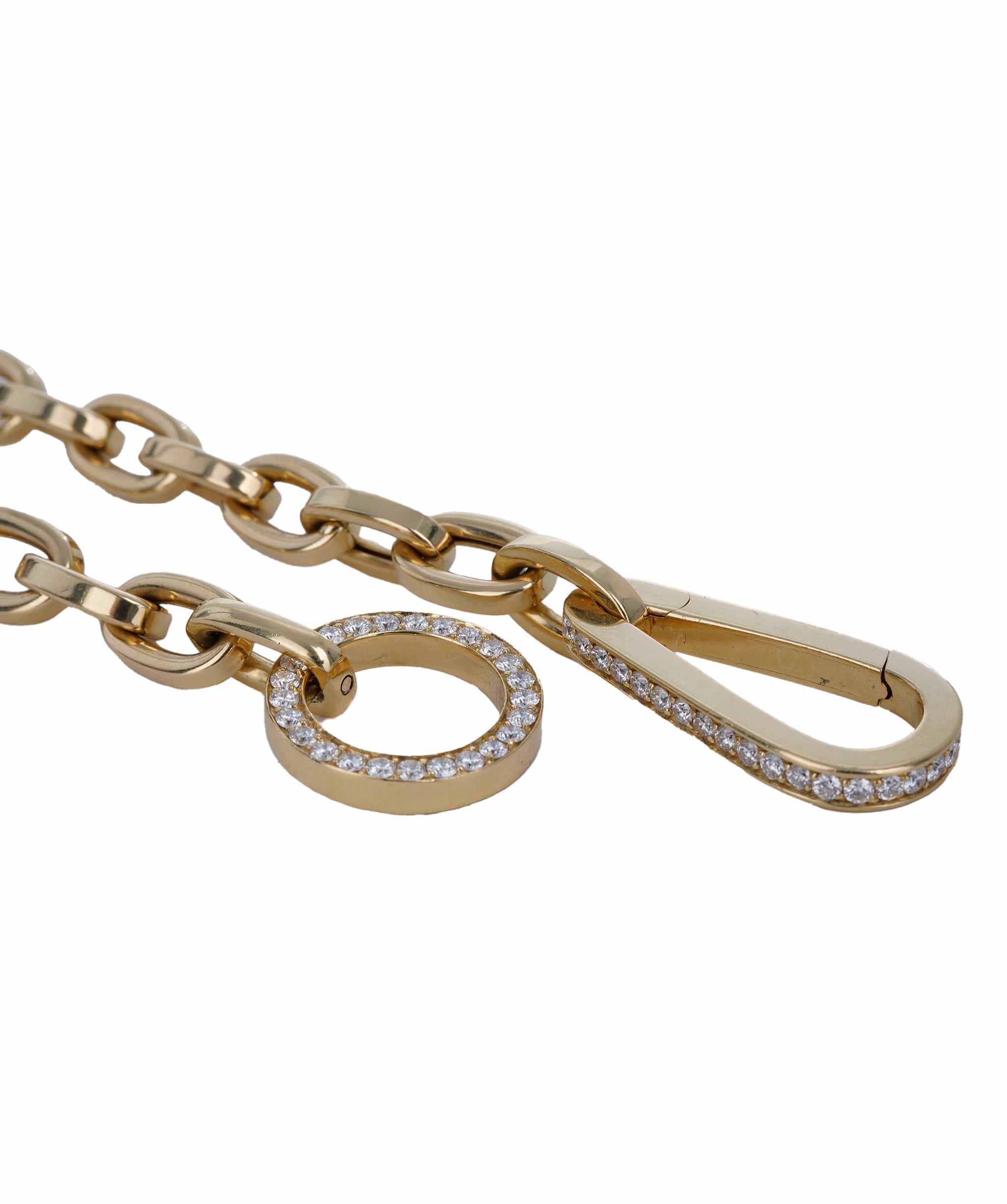 Crivelli Crivelli chain yellow gold with diamonds  ASC5048