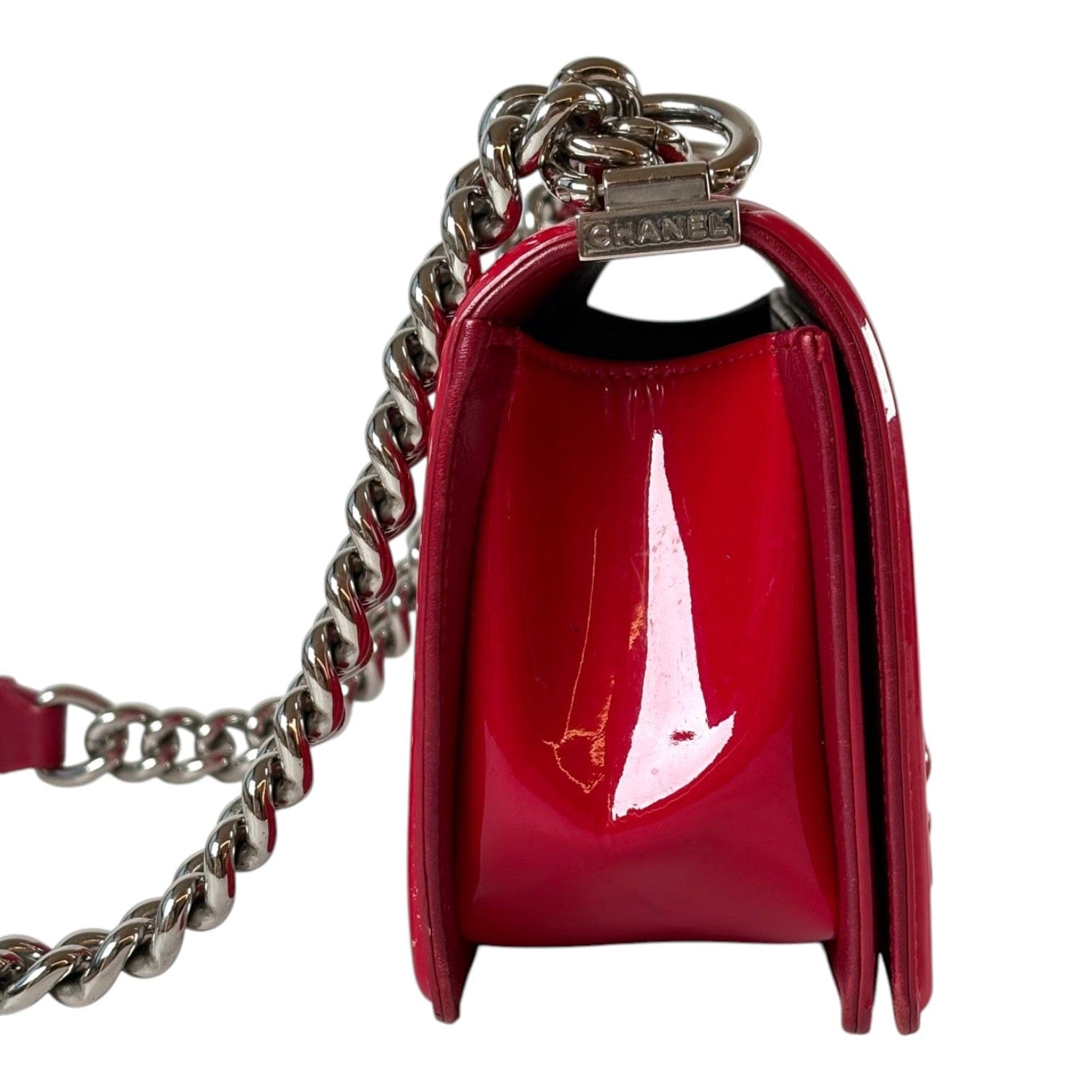 Chanel Leboy Patent Red Small Bag