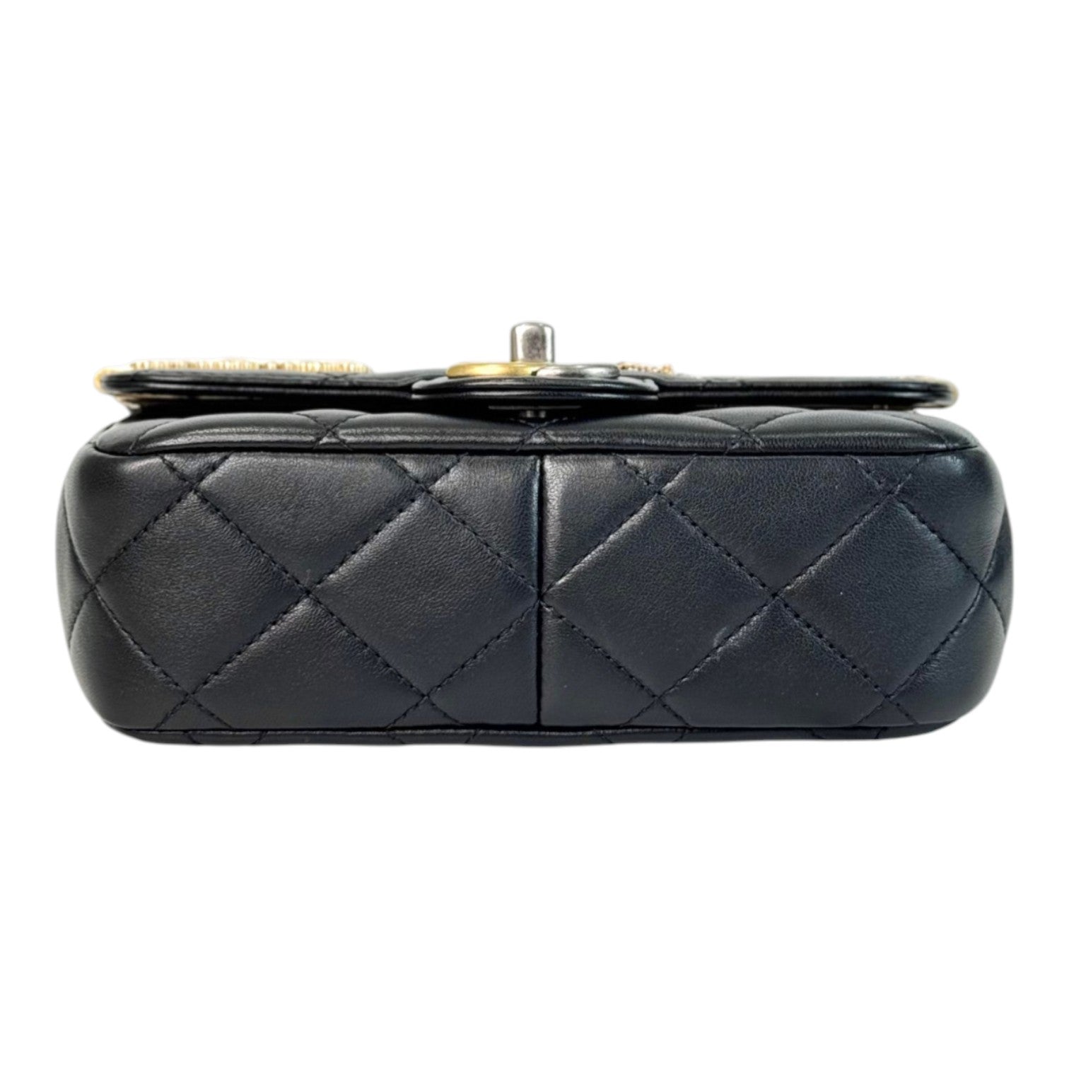 Chanel Coco Clips Classic Flap Black Mini Bag