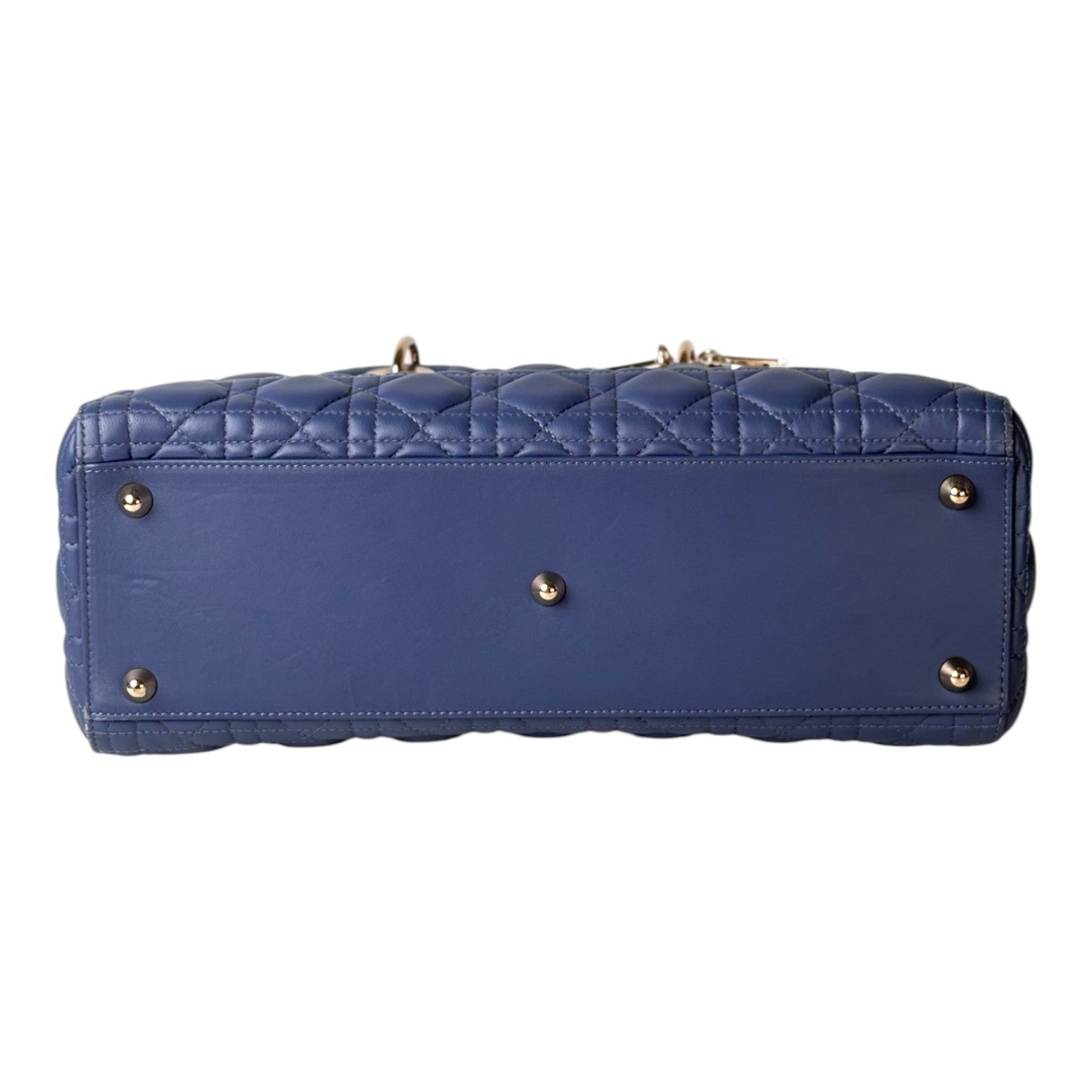 Dior Lady Dior Large Blue Bag