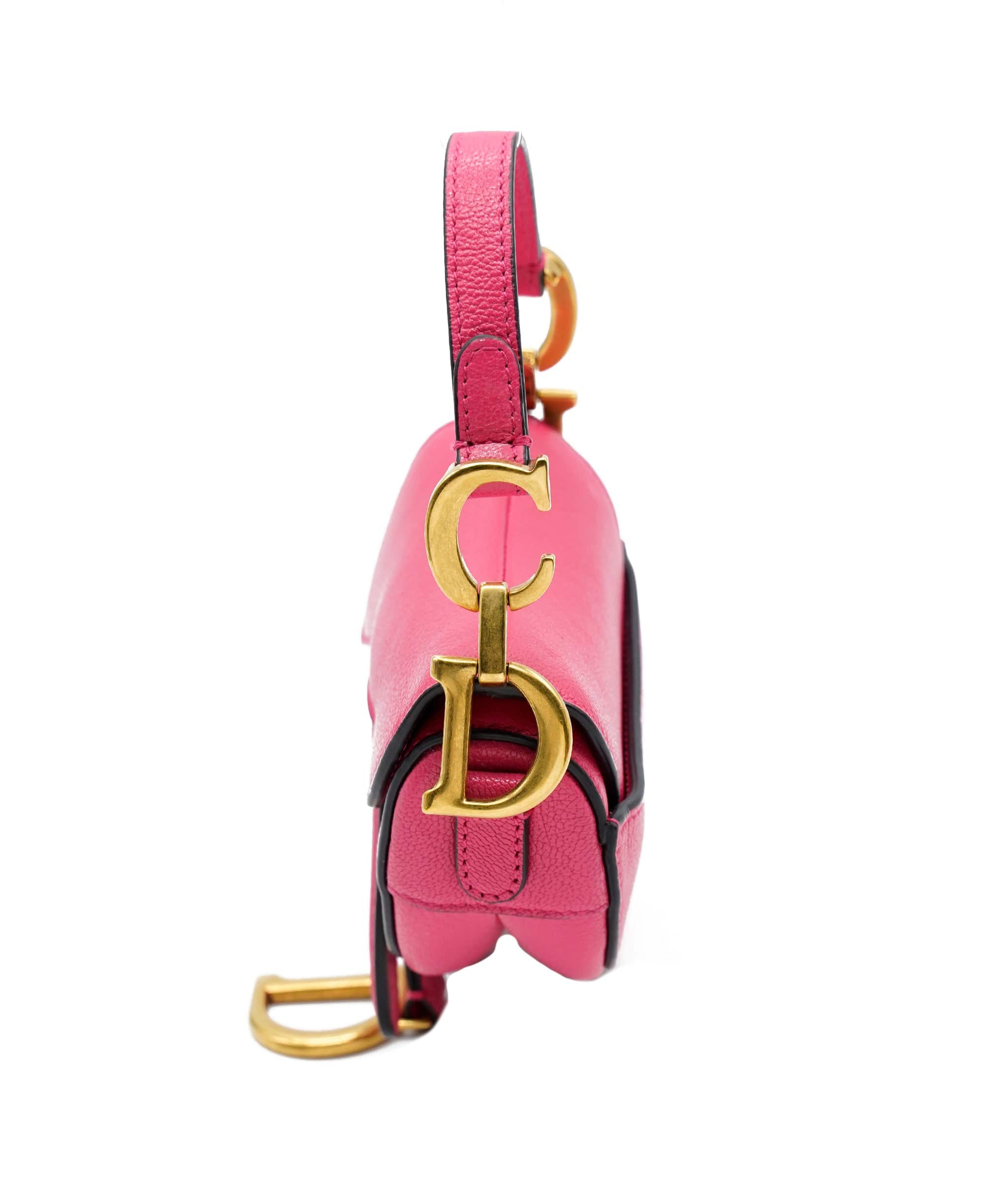 Dior Dior Hot Pink Mini Saddle - AJC0203