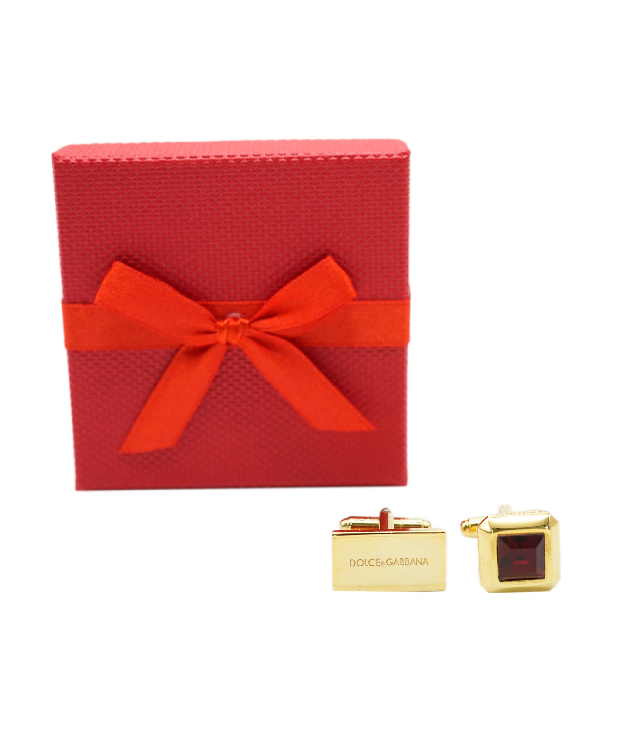 Dolce & Gabbana Dolce and Gabanna Red Cuff links ALC1293