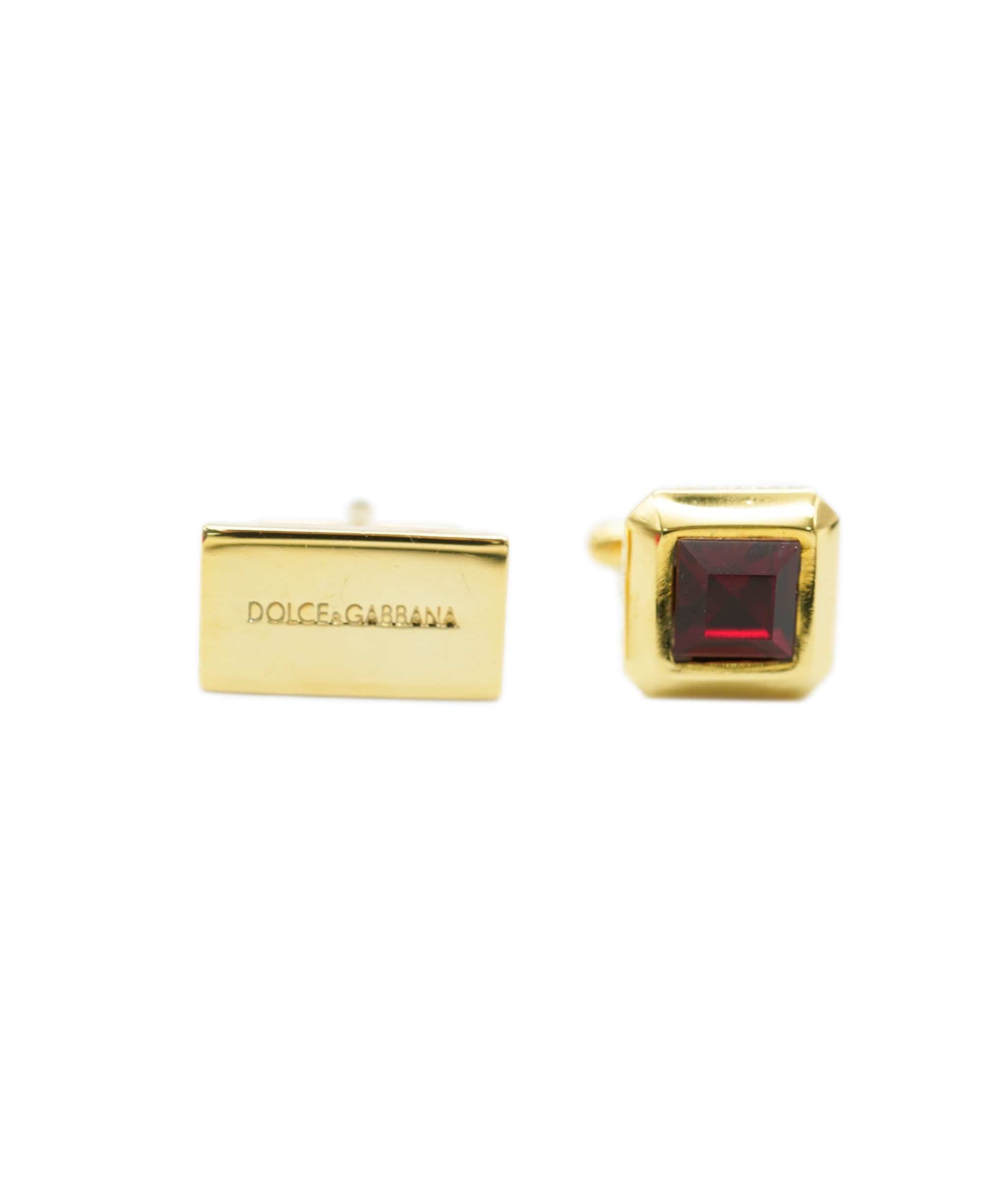 Dolce & Gabbana Dolce and Gabanna Red Cuff links ALC1293