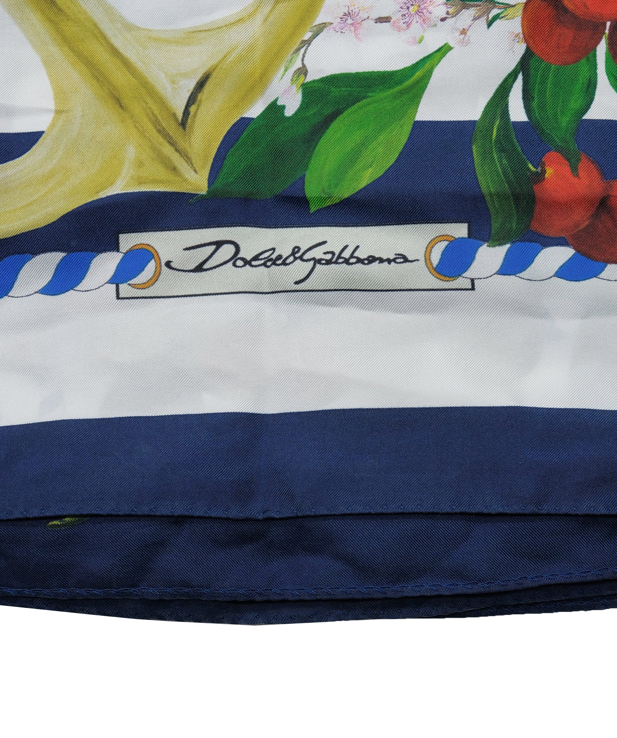 Dolce & Gabbana Dolce & Gabbana Silk Nautical Garden Scarf RJC2871