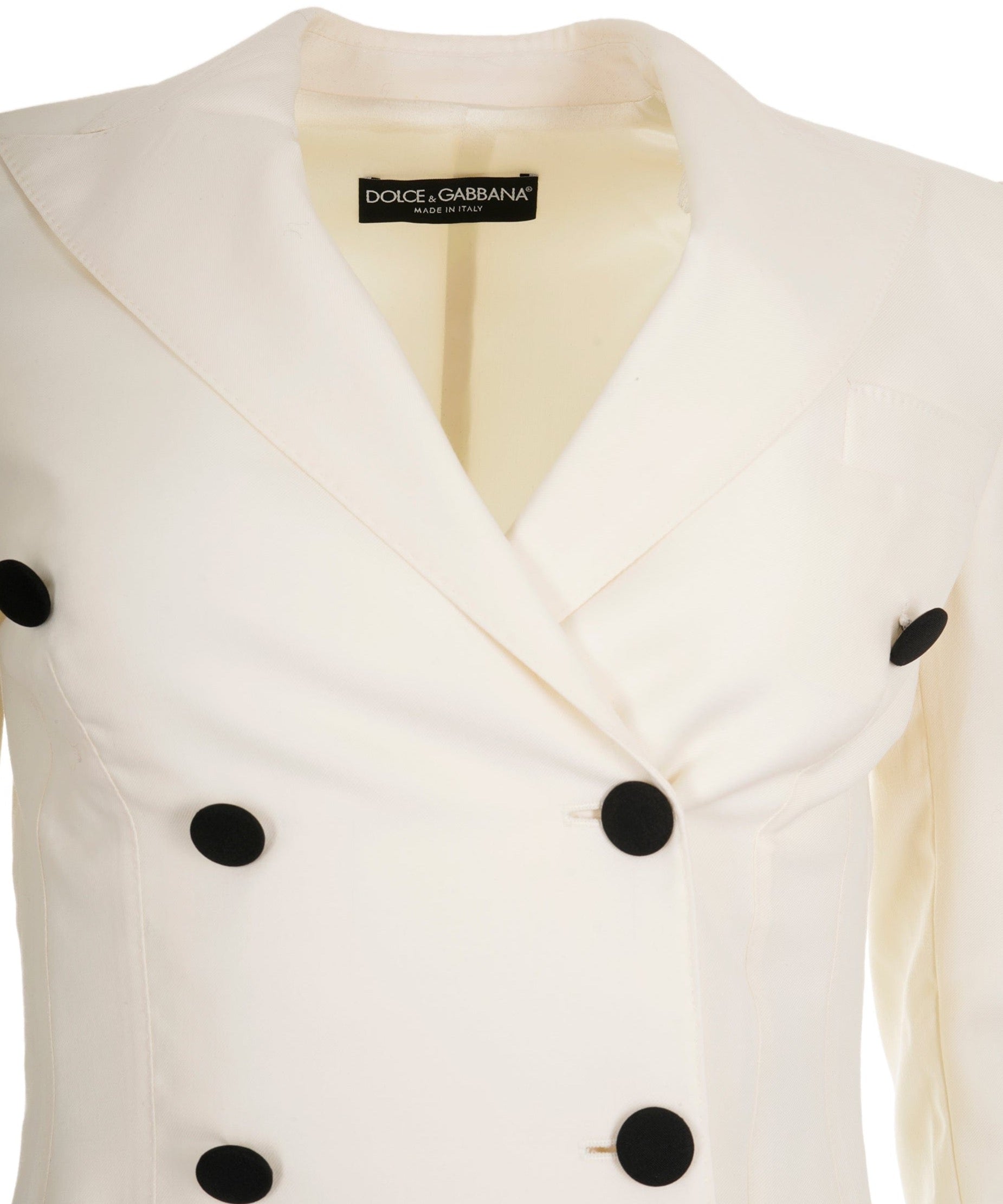 Dolce & Gabbana D&G white blazer IT38 AVC1333