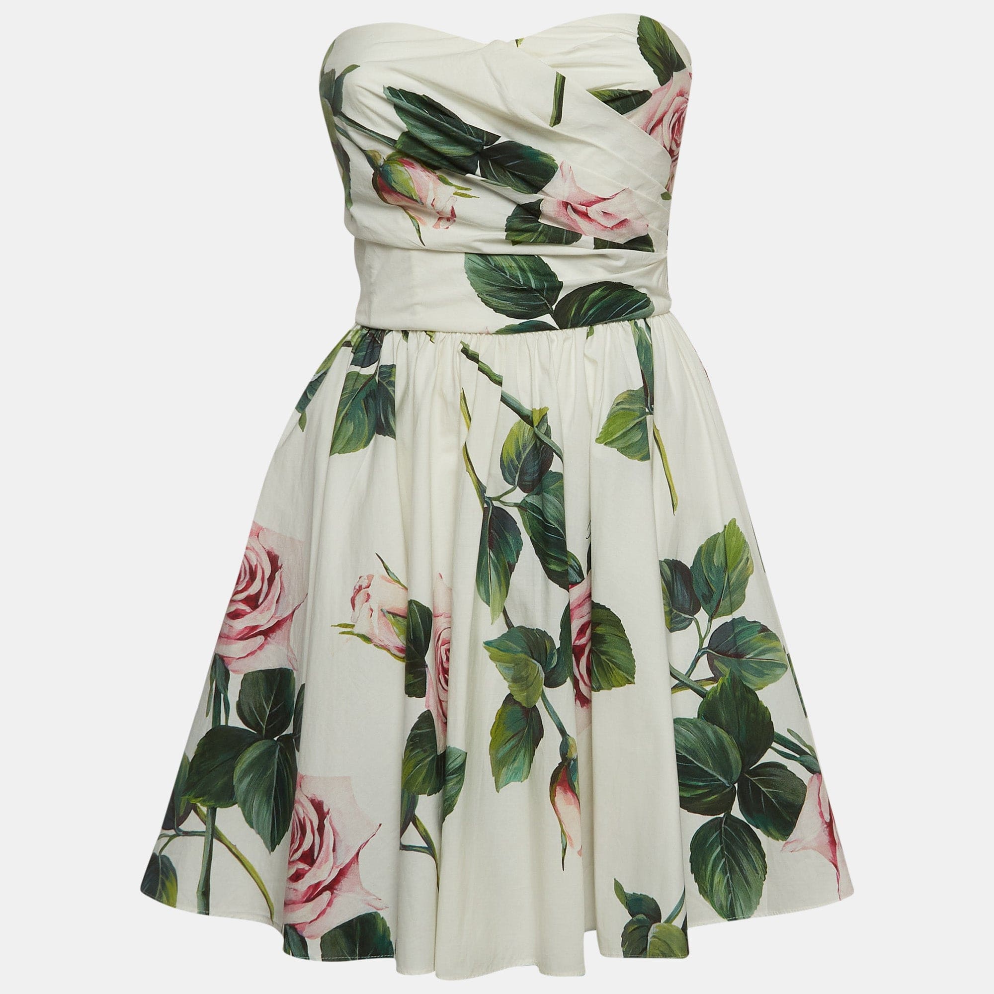 Dolce & Gabbana Dolce & Gabbana Rose Print Dress S ASCLC2559