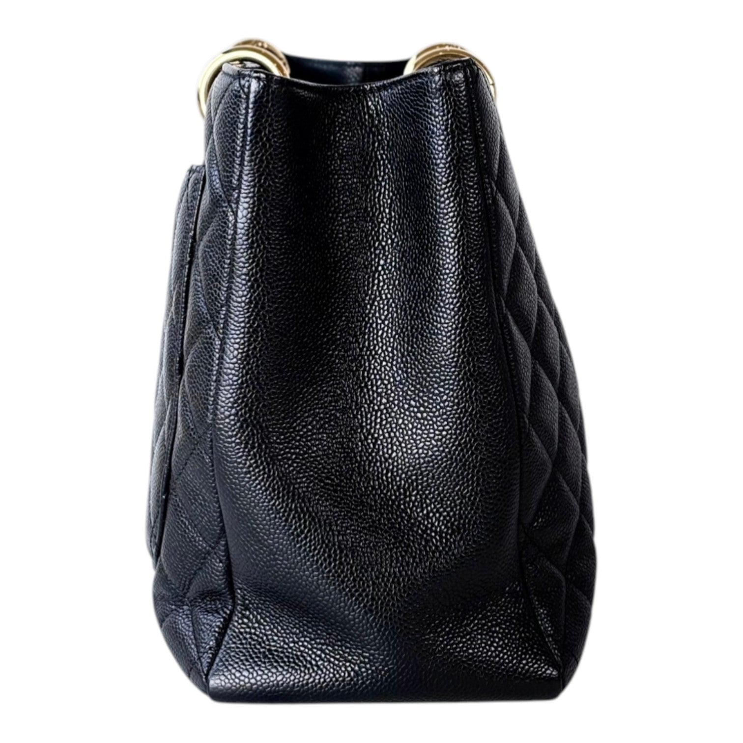 Chanel Tote GST Black Caviar with Gold Hardware