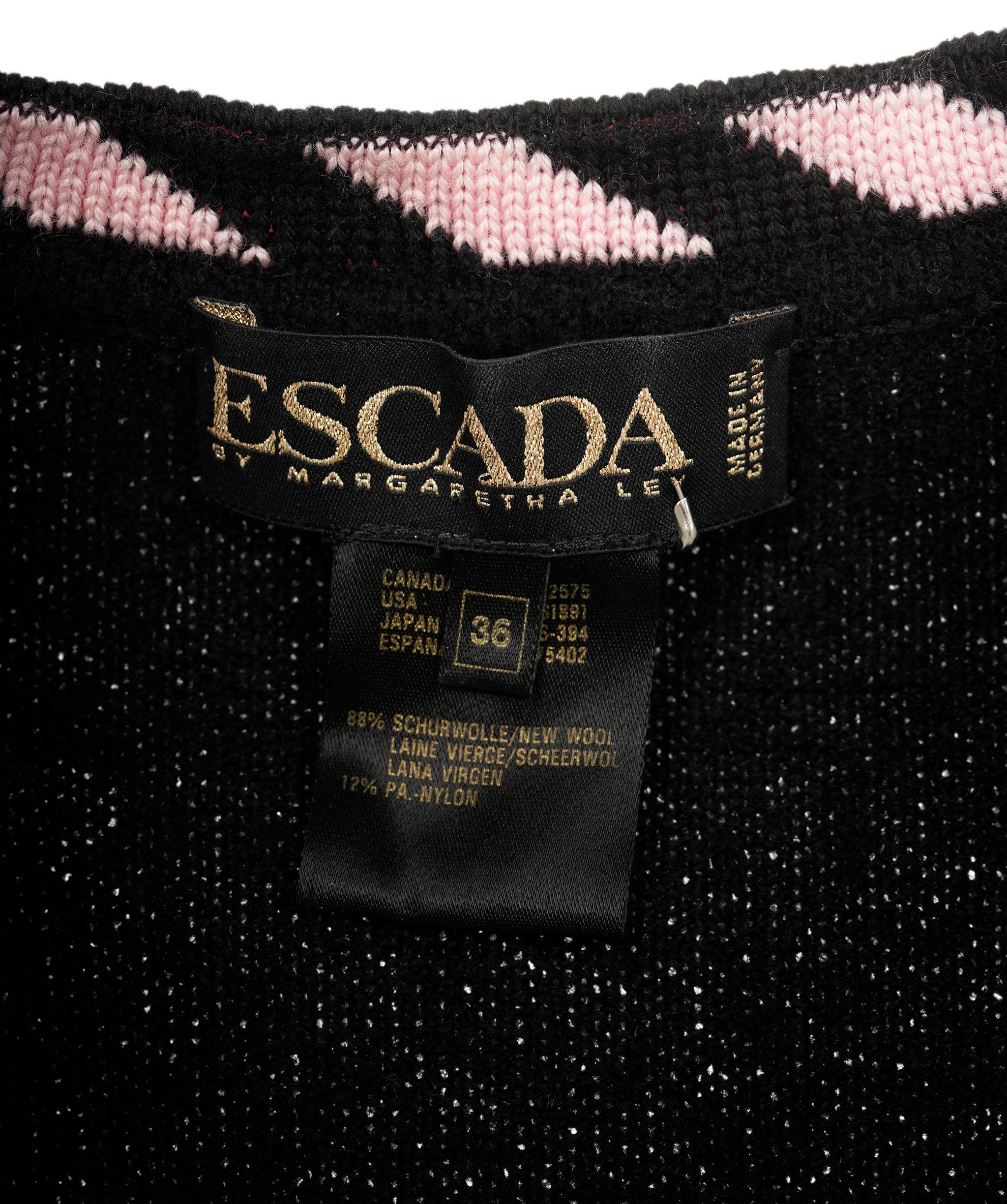 Escada Escada black and pink cardigan  AVL1104