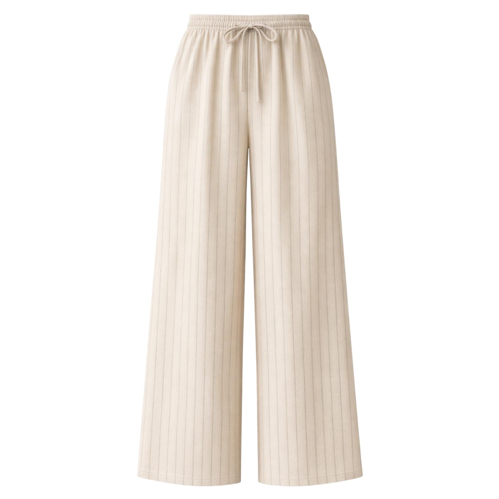 ESSENTIALS5IVE LOOSE FIT STRIPED 2PC SET  زوج (SHIRT & PANTS قميص وبنطلون) “JANE LEE"