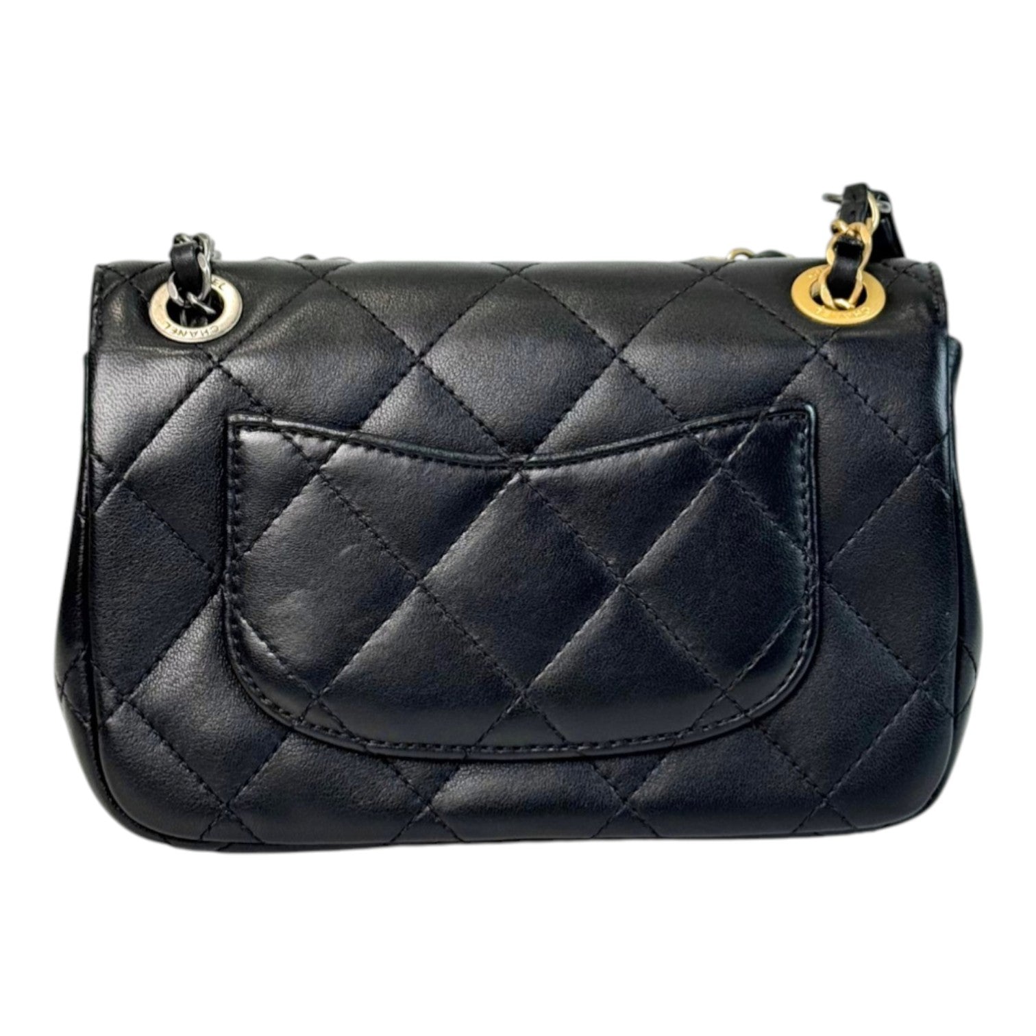 Chanel Coco Clips Classic Flap Black Mini Bag