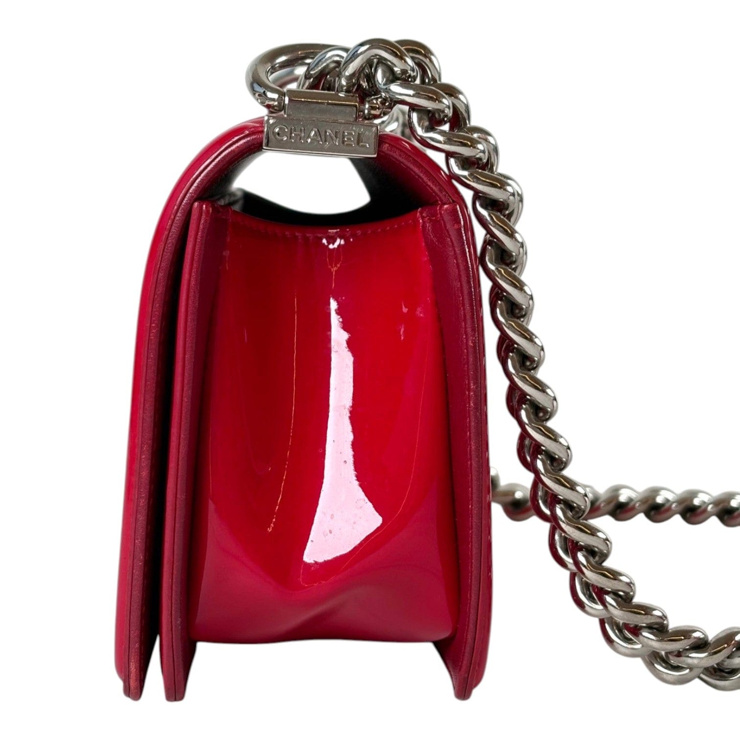 Chanel Leboy Patent Red Small Bag