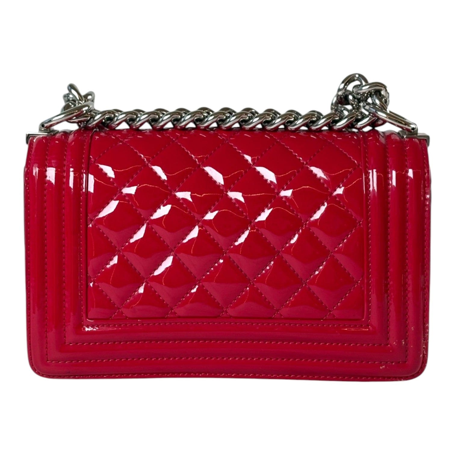 Chanel Leboy Patent Red Small Bag