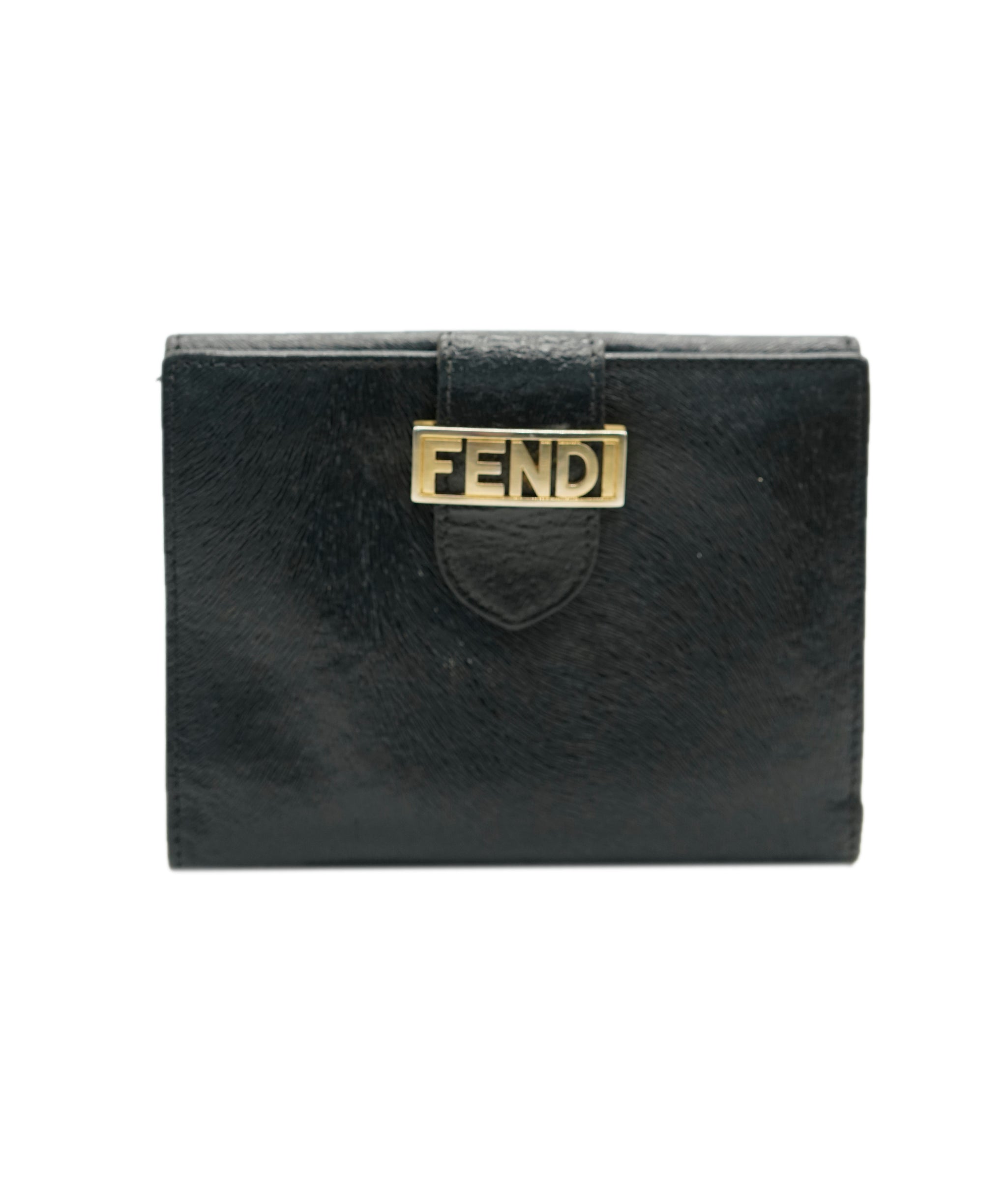 Fendi Fendi Black Compact Wallet ALC1059