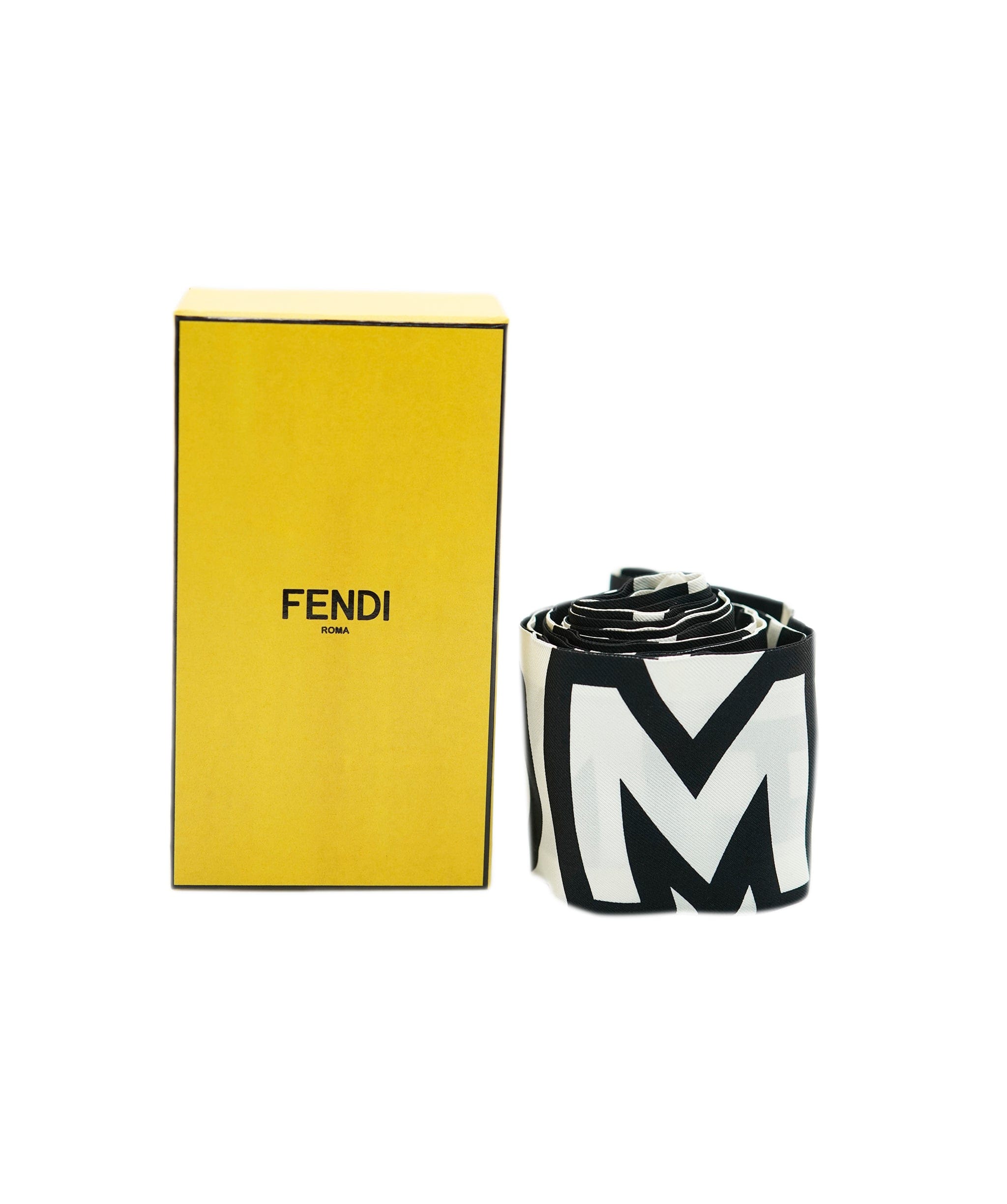 Fendi Fendi Black & White Twilly - AVL1458