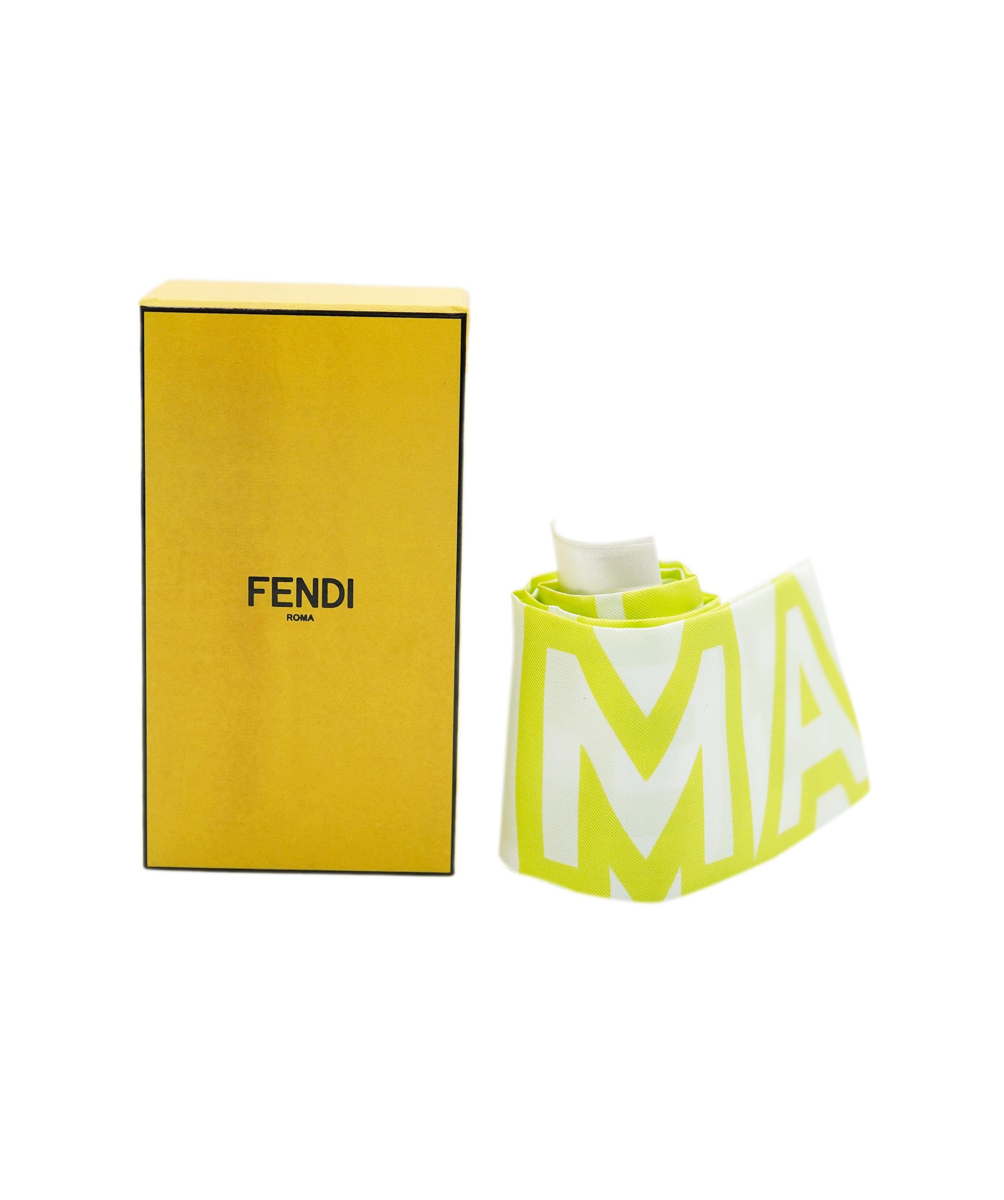 Fendi Fendi Lime Green Twilly - AVL1461