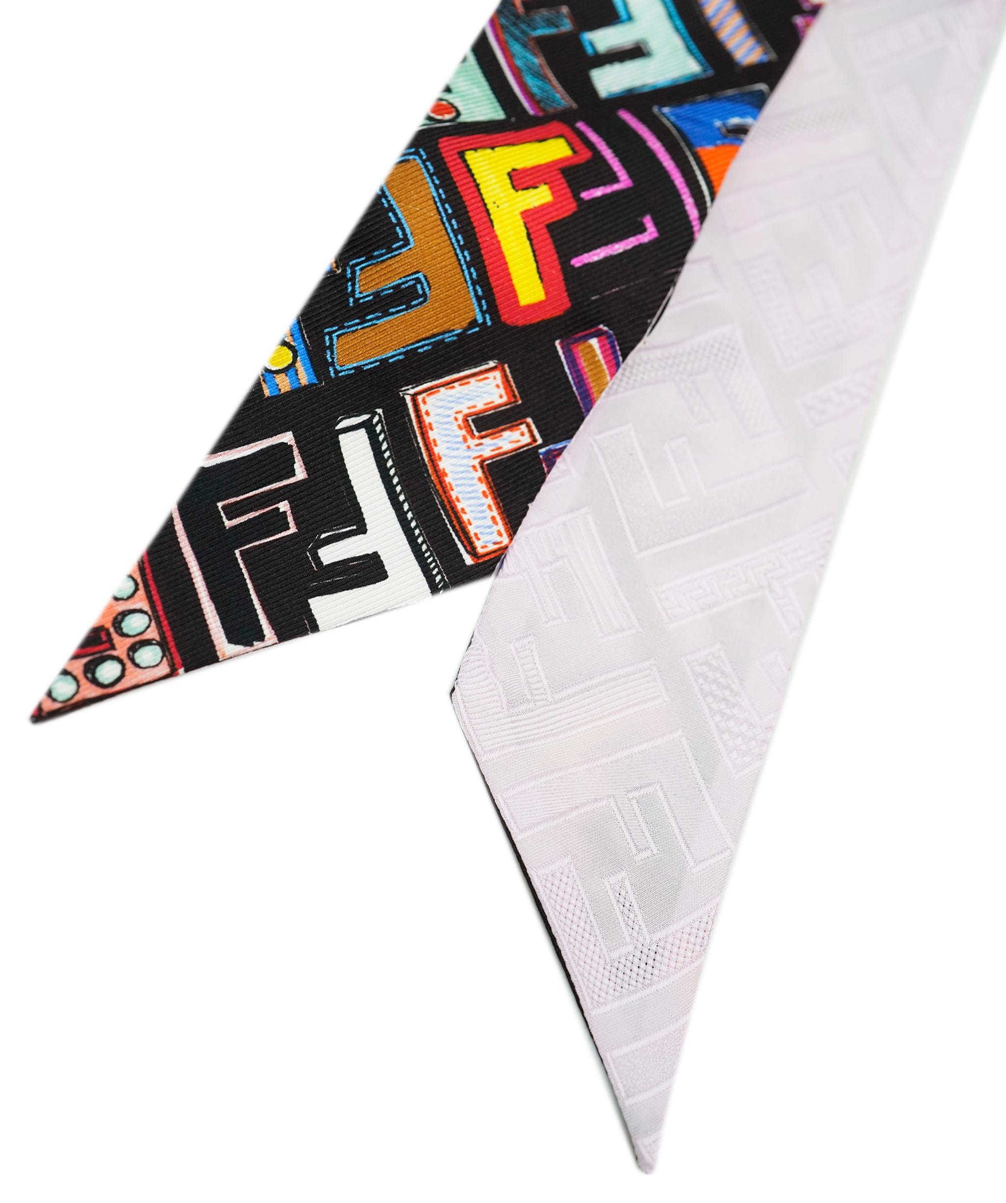 Fendi Fendi Multi Coloured Silk Twilly 120cm  ALL0801