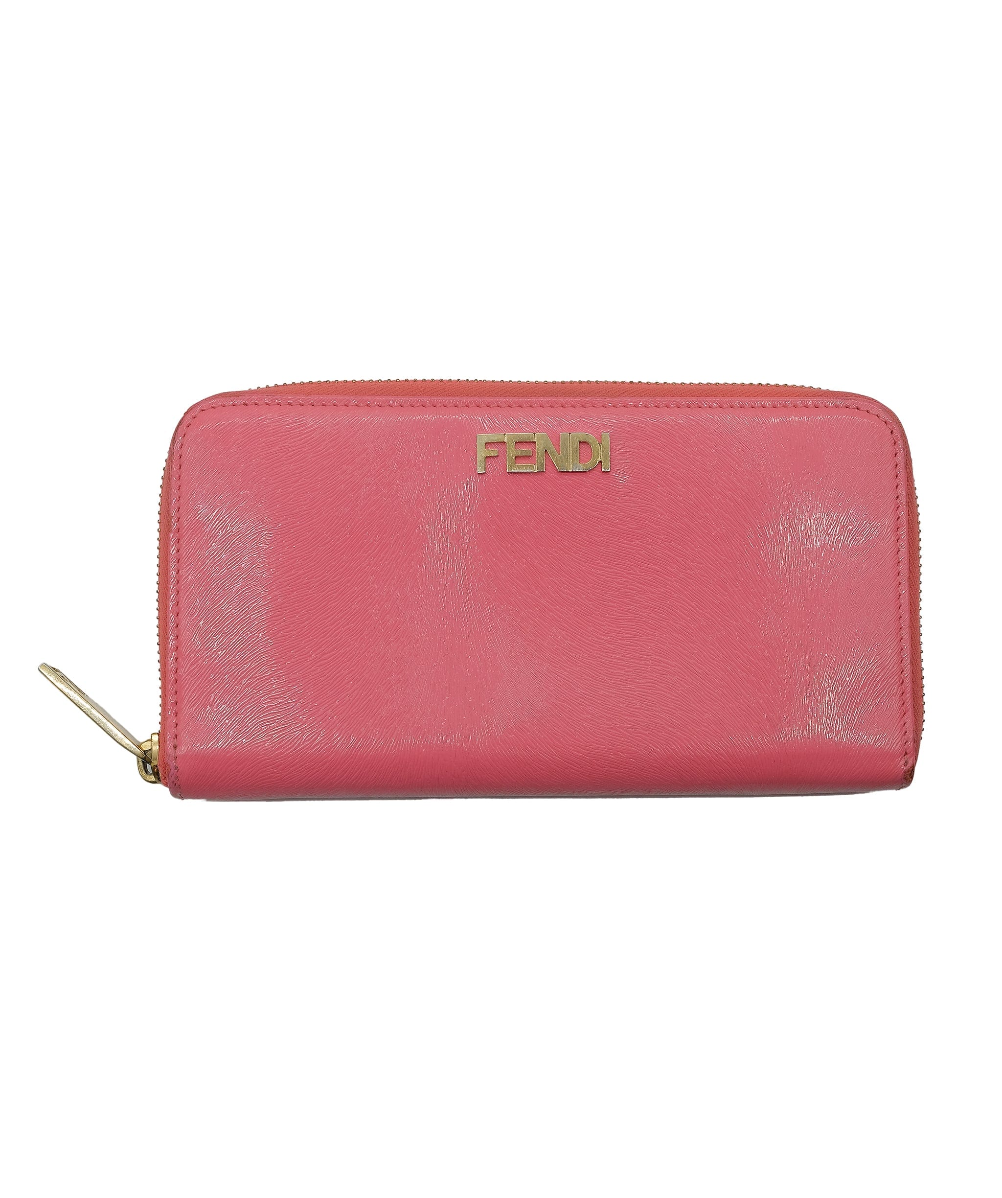 Fendi Fendi Zippy Wallet Pink Leather RJC2928