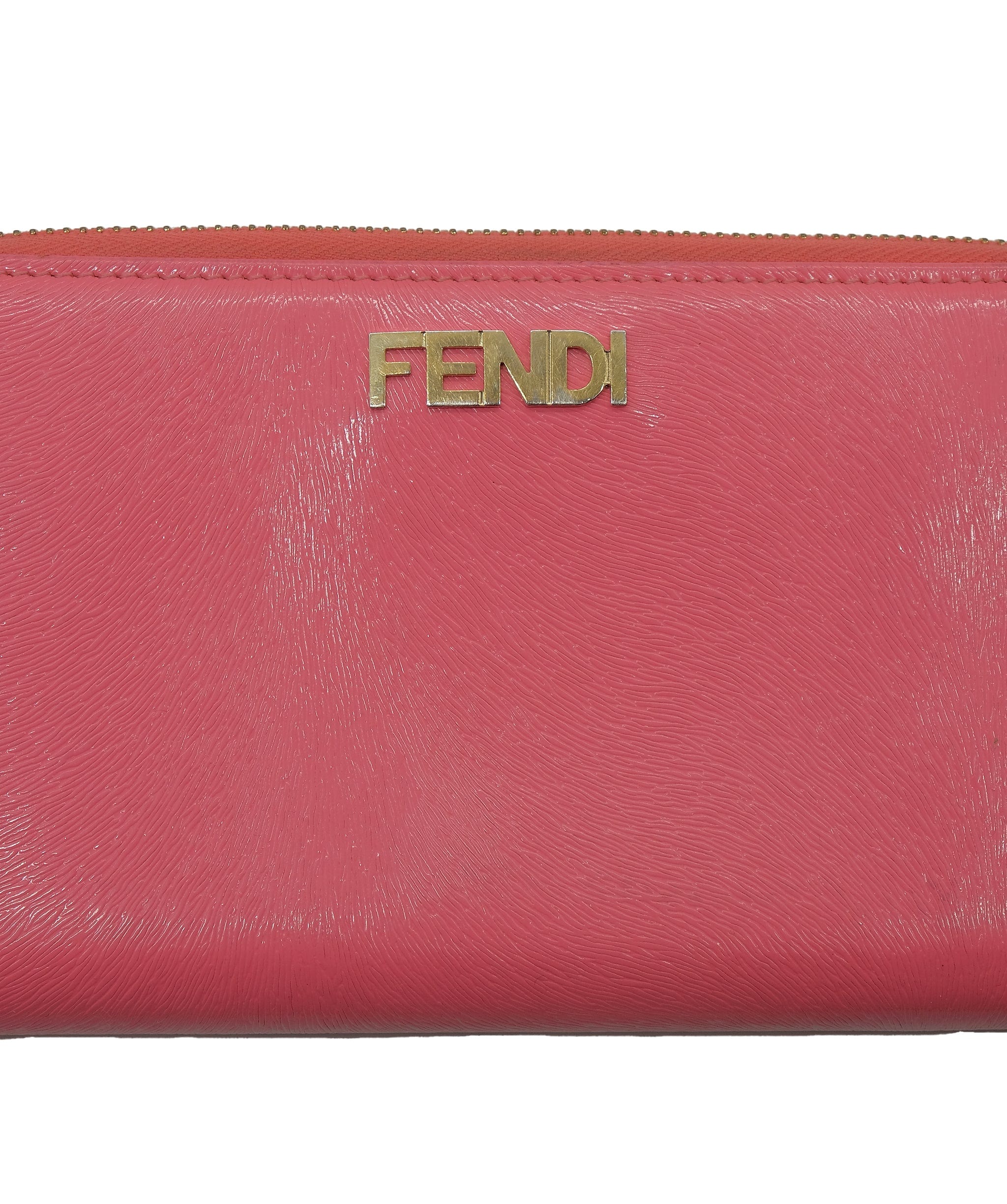 Fendi Fendi Zippy Wallet Pink Leather RJC2928