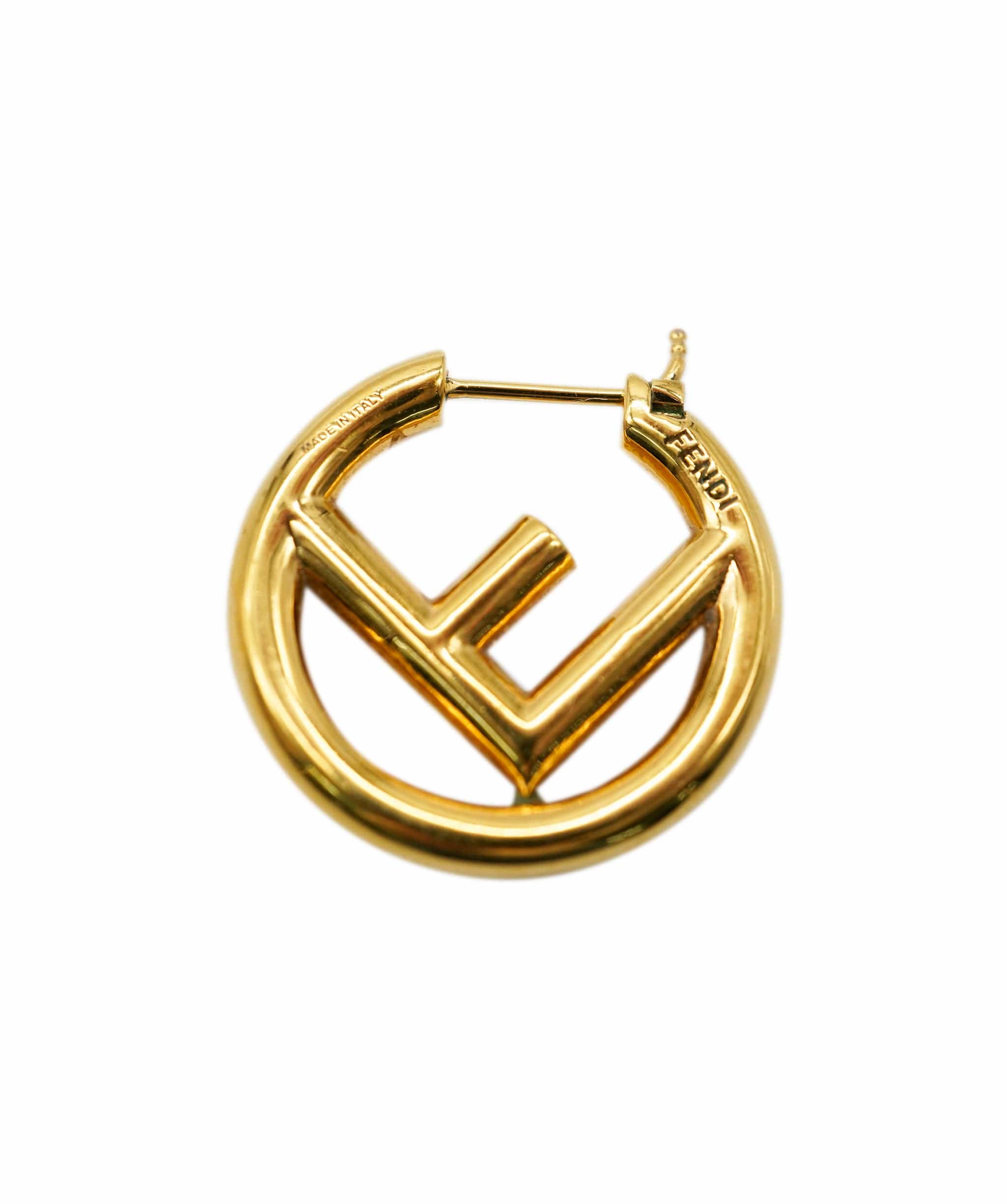 Fendi Fendi hoop gold earrings - AJC0283