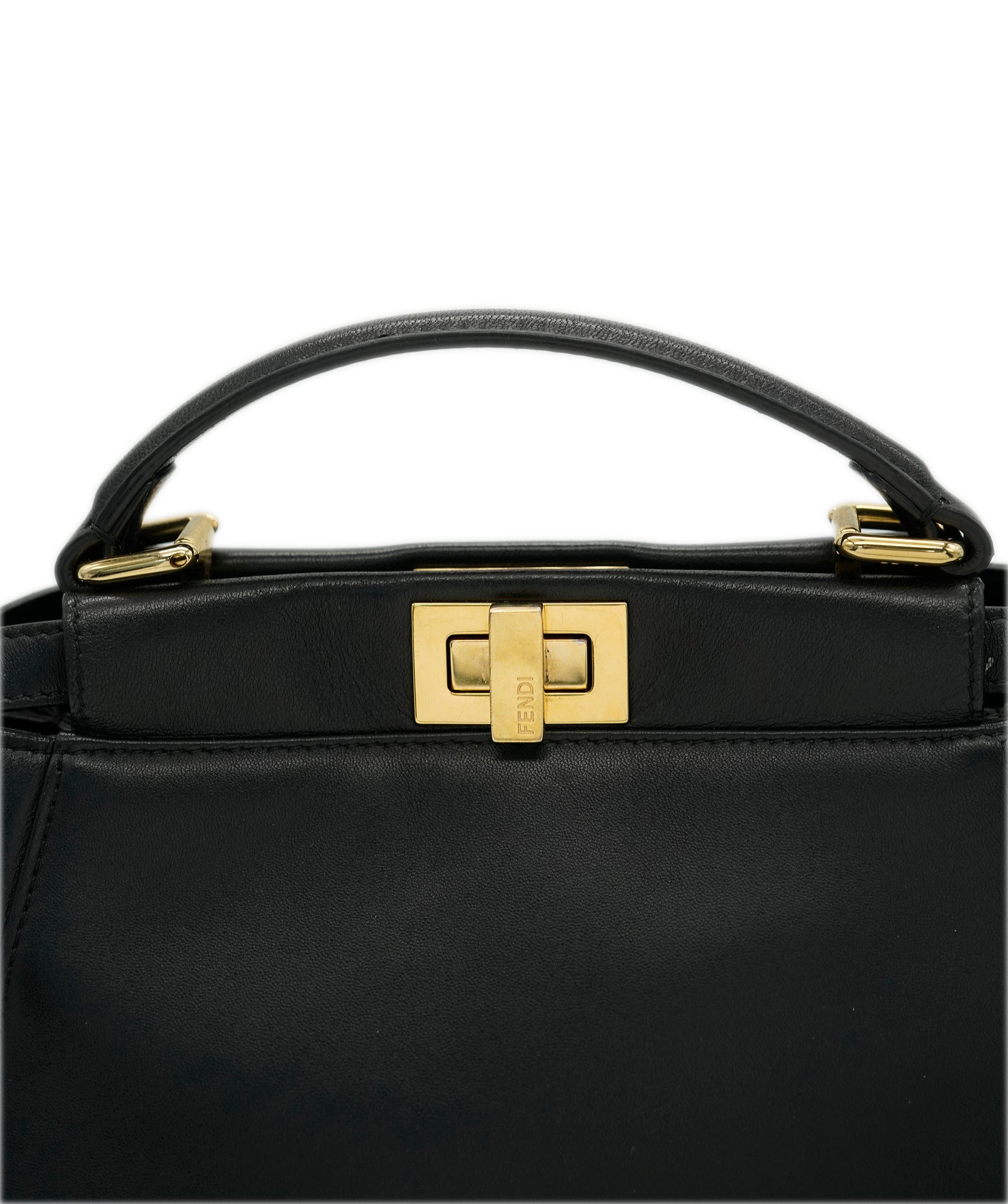 Fendi Fendi Black Peekabo Small Crossbody Bag  ALC1629