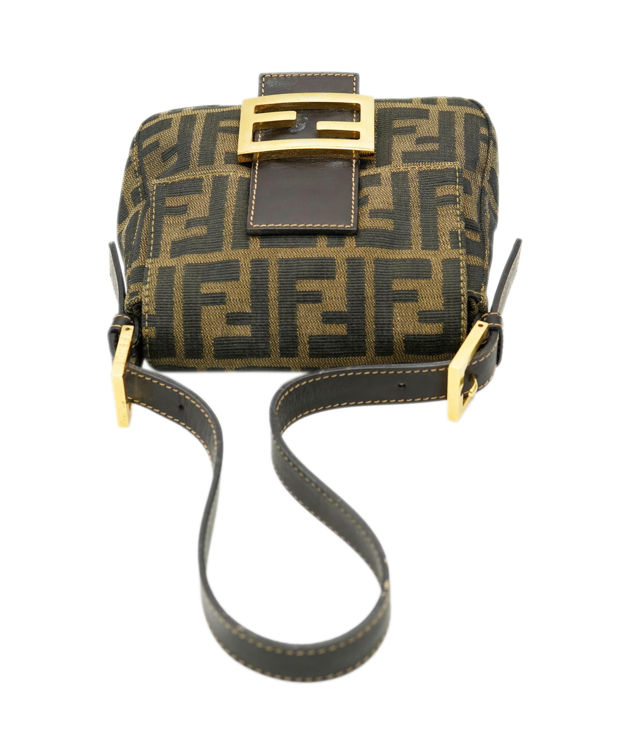 Fendi Fendi Brown FF Canvas Mini Bag - 59810A DBXS1760