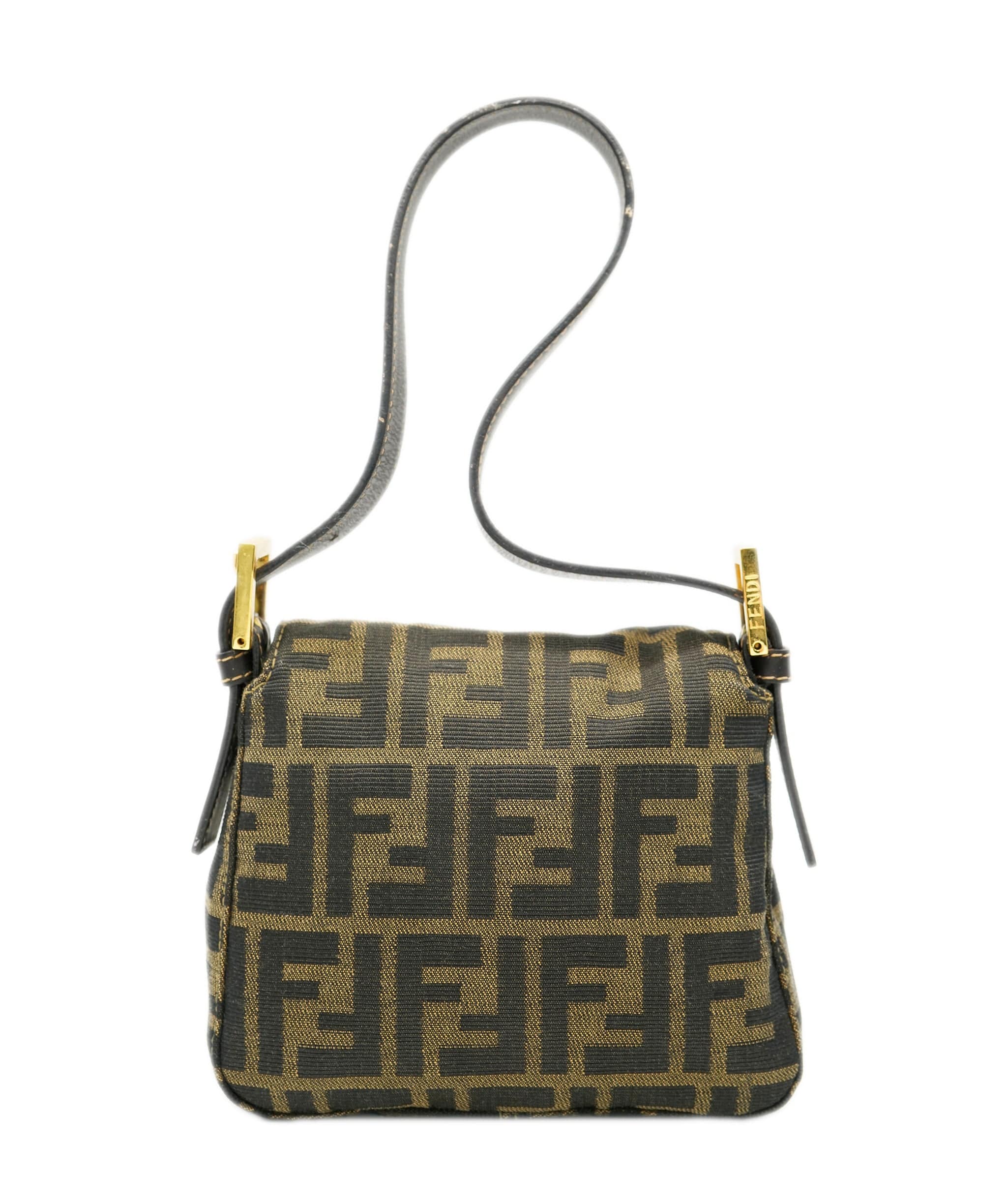 Fendi Fendi Brown FF Canvas Mini Bag - 59810A DBXS1760