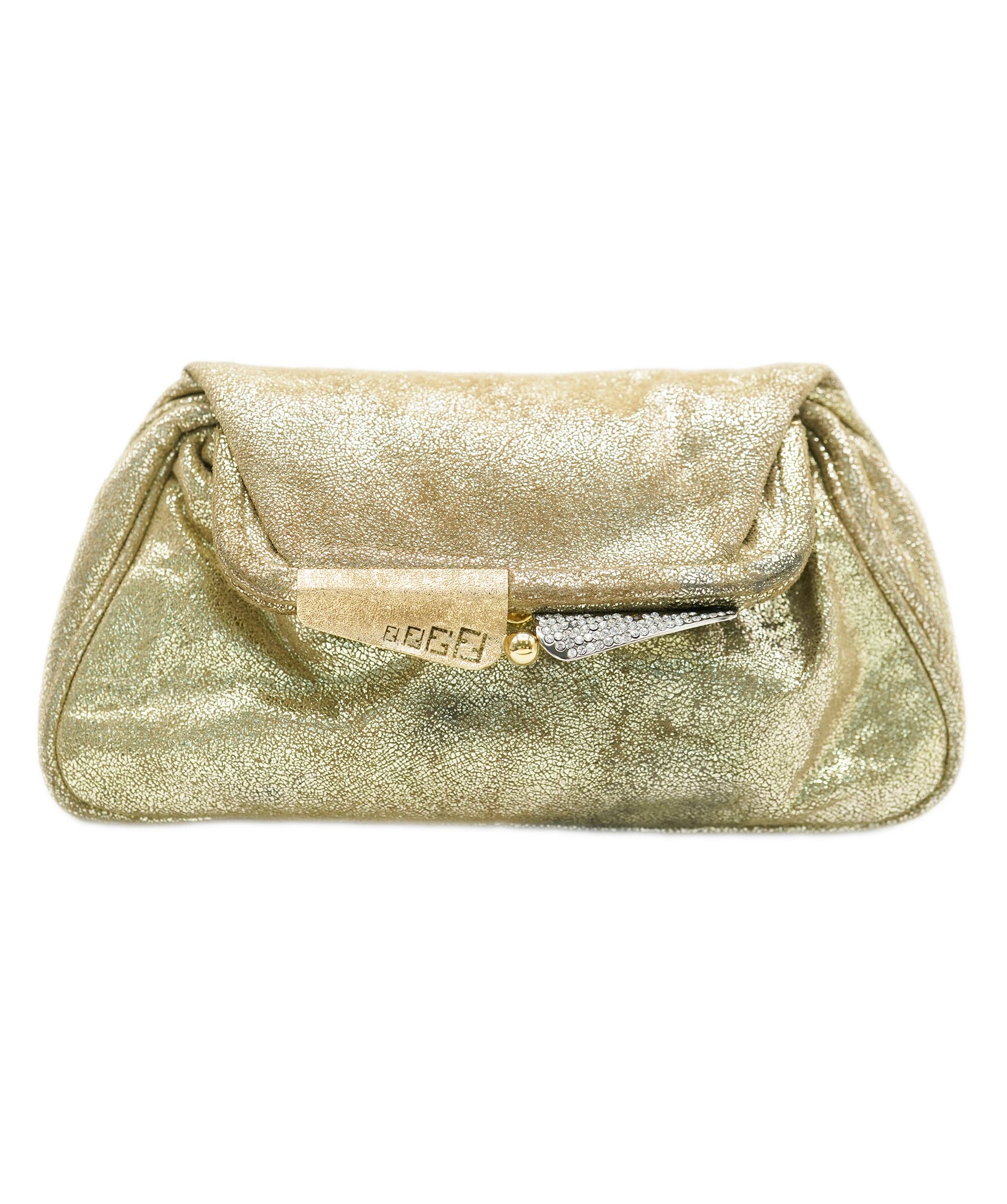 Fendi Fendi Gold Clutch  ALC1281