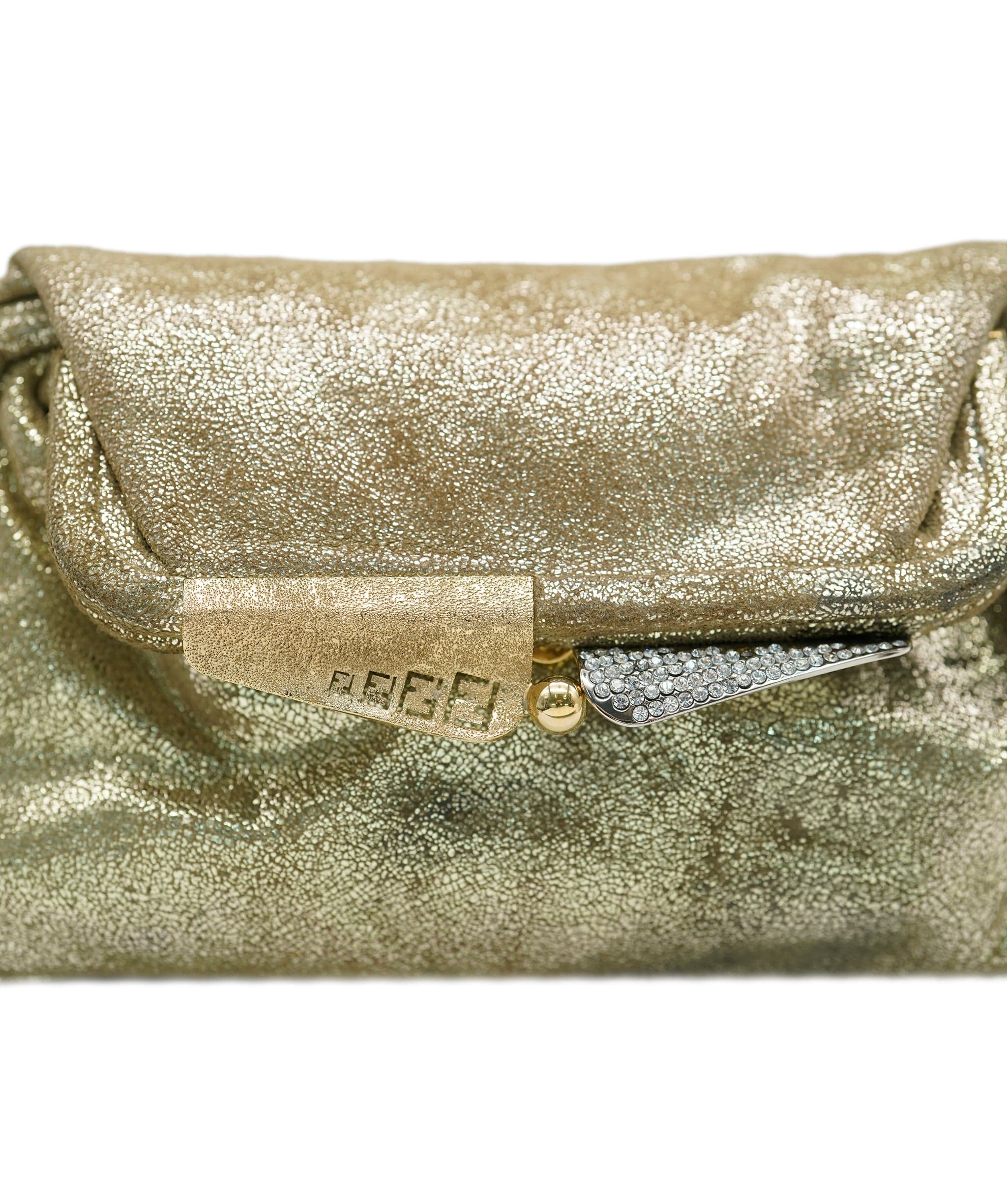 Fendi Fendi Gold Clutch  ALC1281