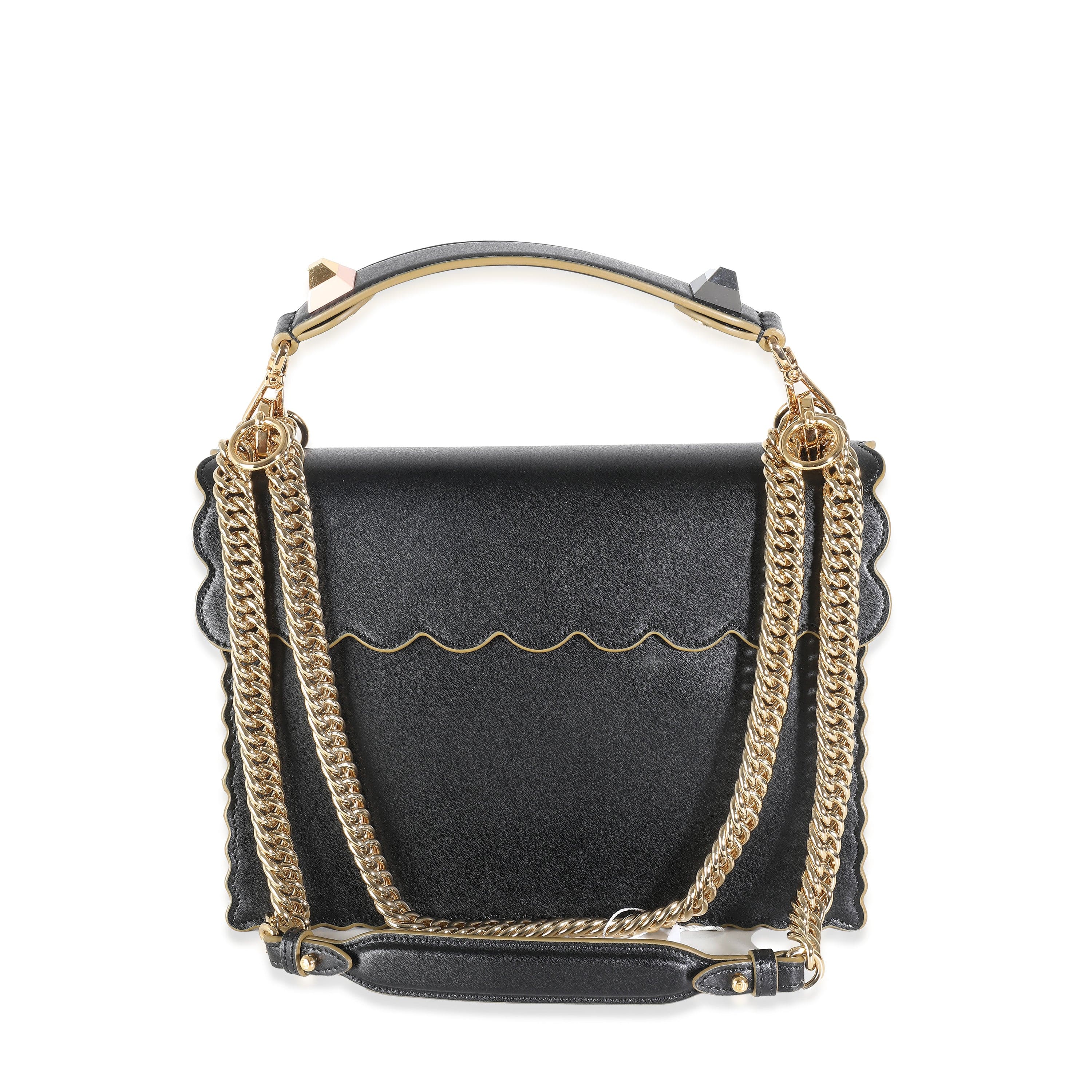 Fendi Fendi Kan I Medium Black Bag ULC1062