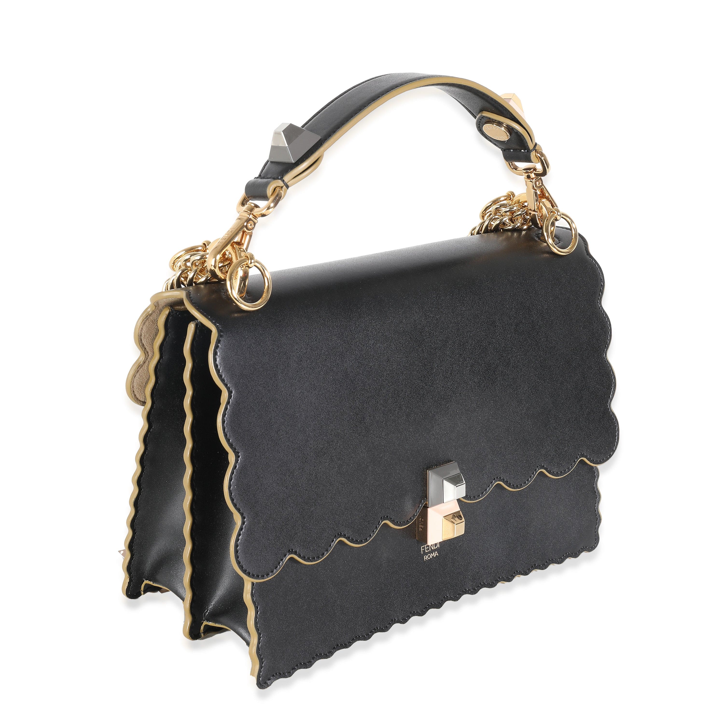 Fendi Fendi Kan I Medium Black Bag ULC1062