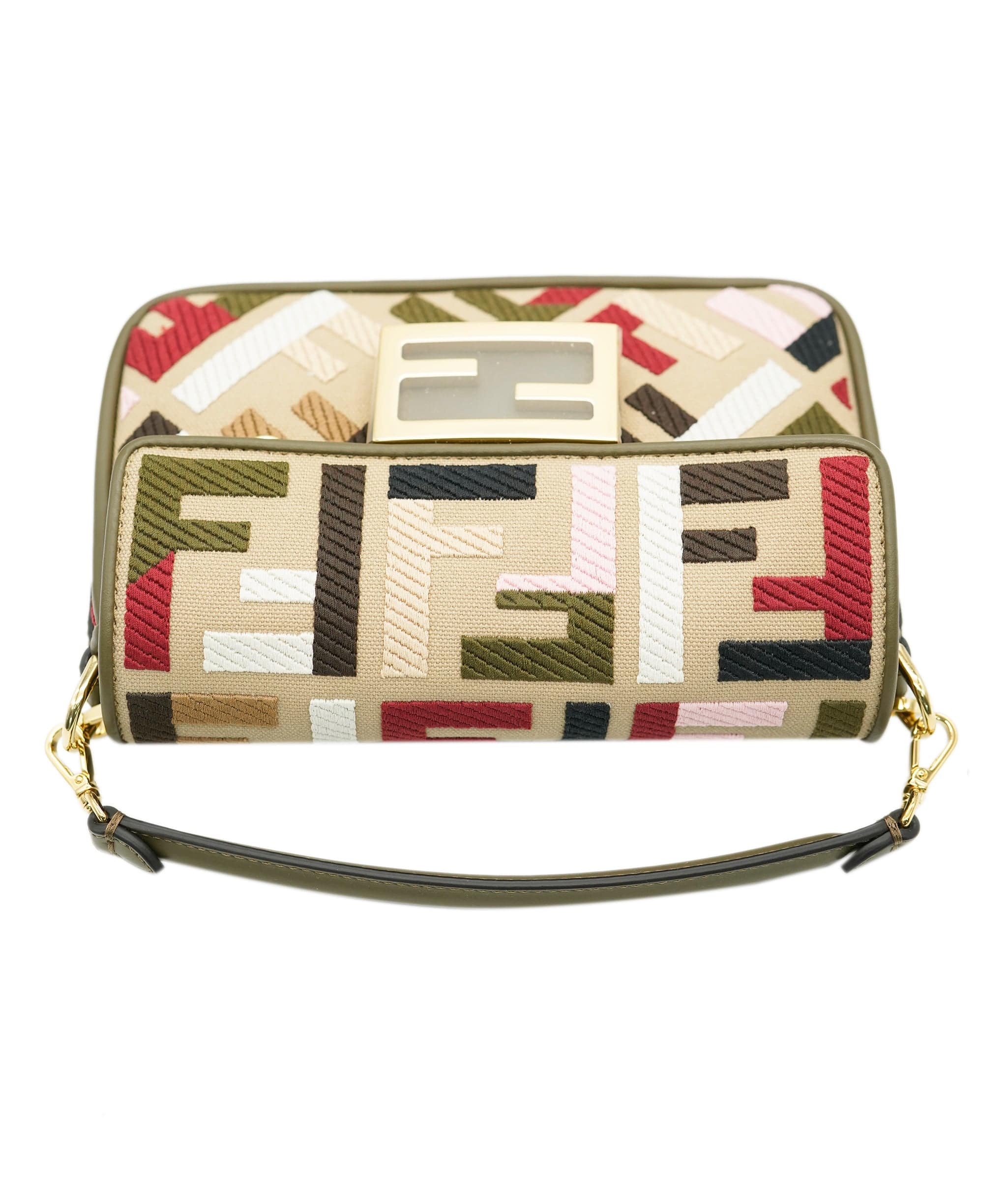 Fendi Fendi multicolour FF mini baguette - AJC0774