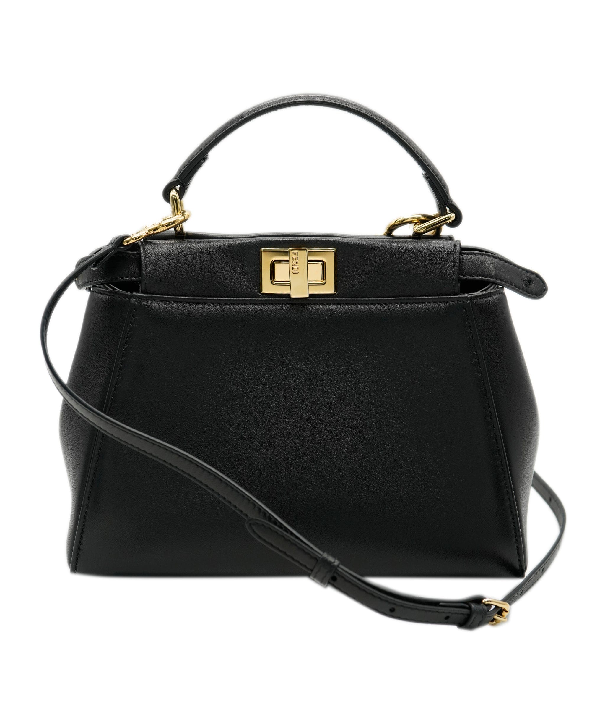 Fendi Fendi peekaboo mini black GHW AVC1808