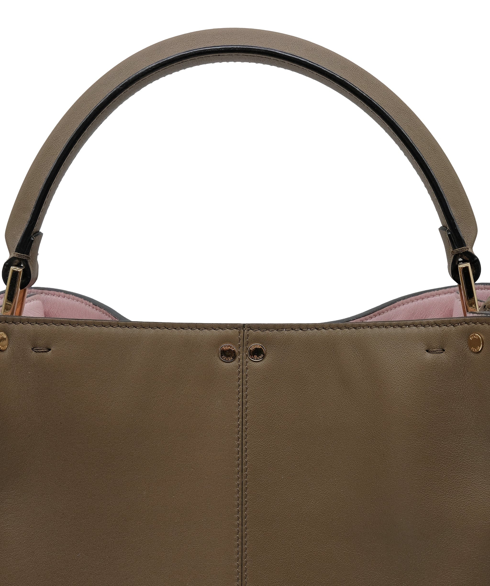 Fendi Fendi Peekaboo Xlite Tote Bag Brown RJC3252