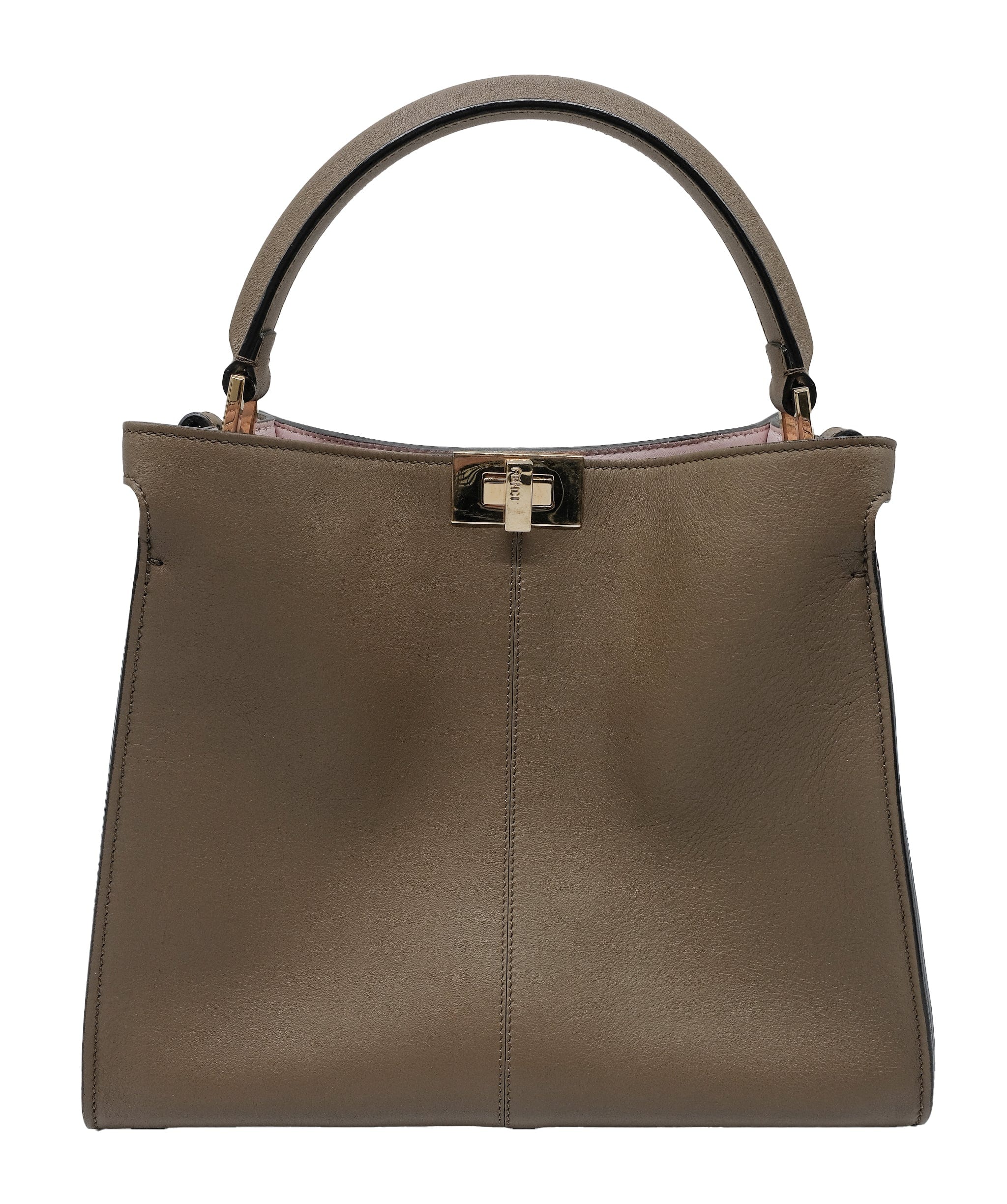 Fendi Fendi Peekaboo Xlite Tote Bag Brown RJC3252