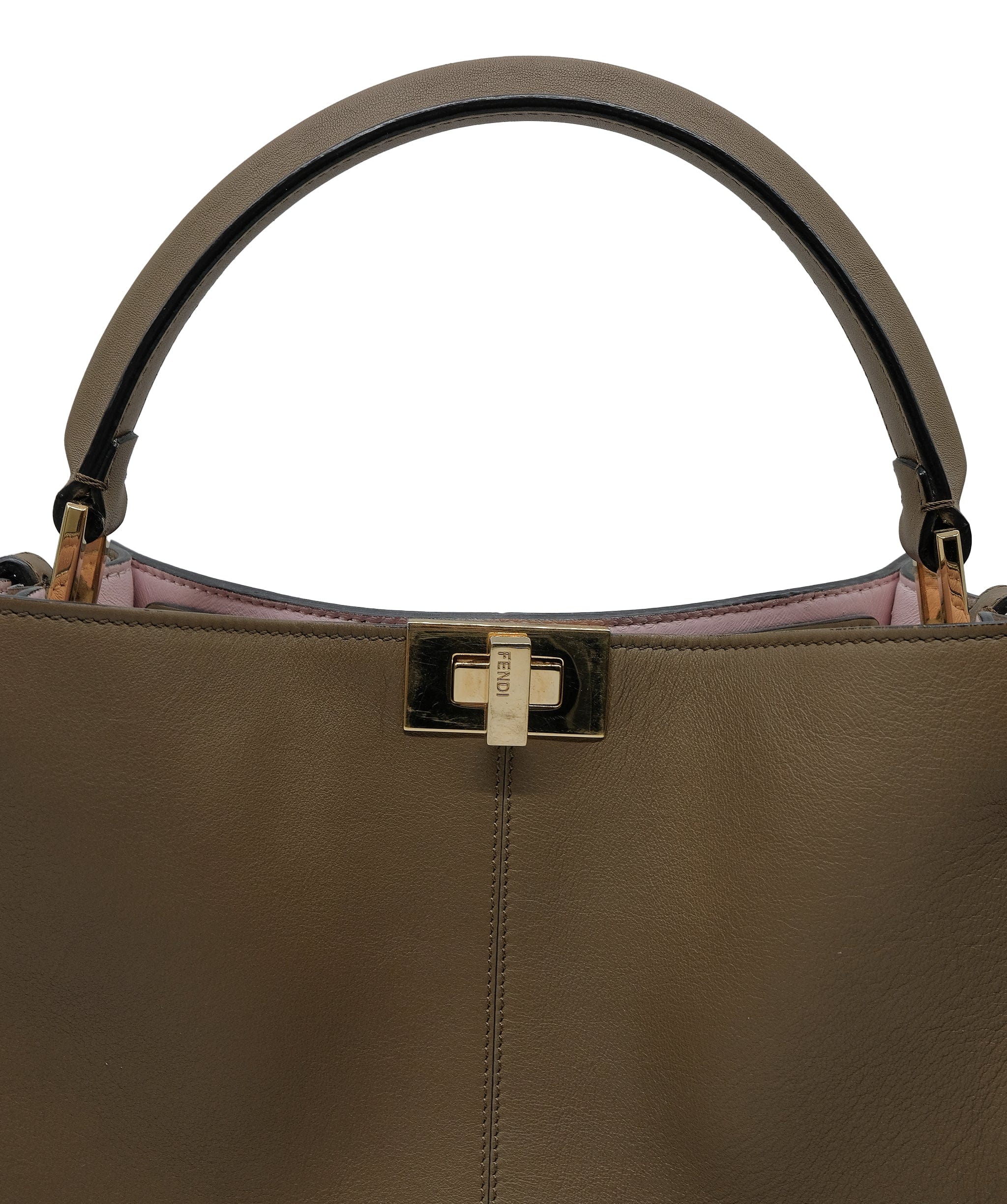 Fendi Fendi Peekaboo Xlite Tote Bag Brown RJC3252