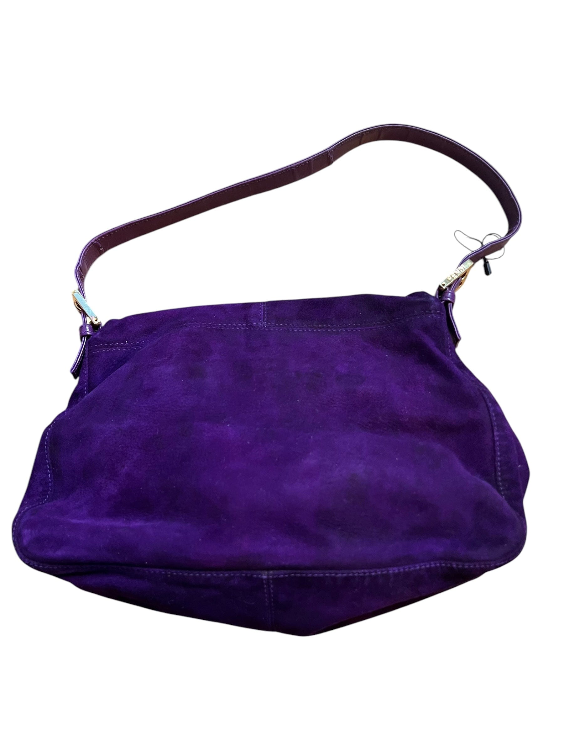 Fendi Fendi Purple Vintage Suede Mama Baguette DXBK0135