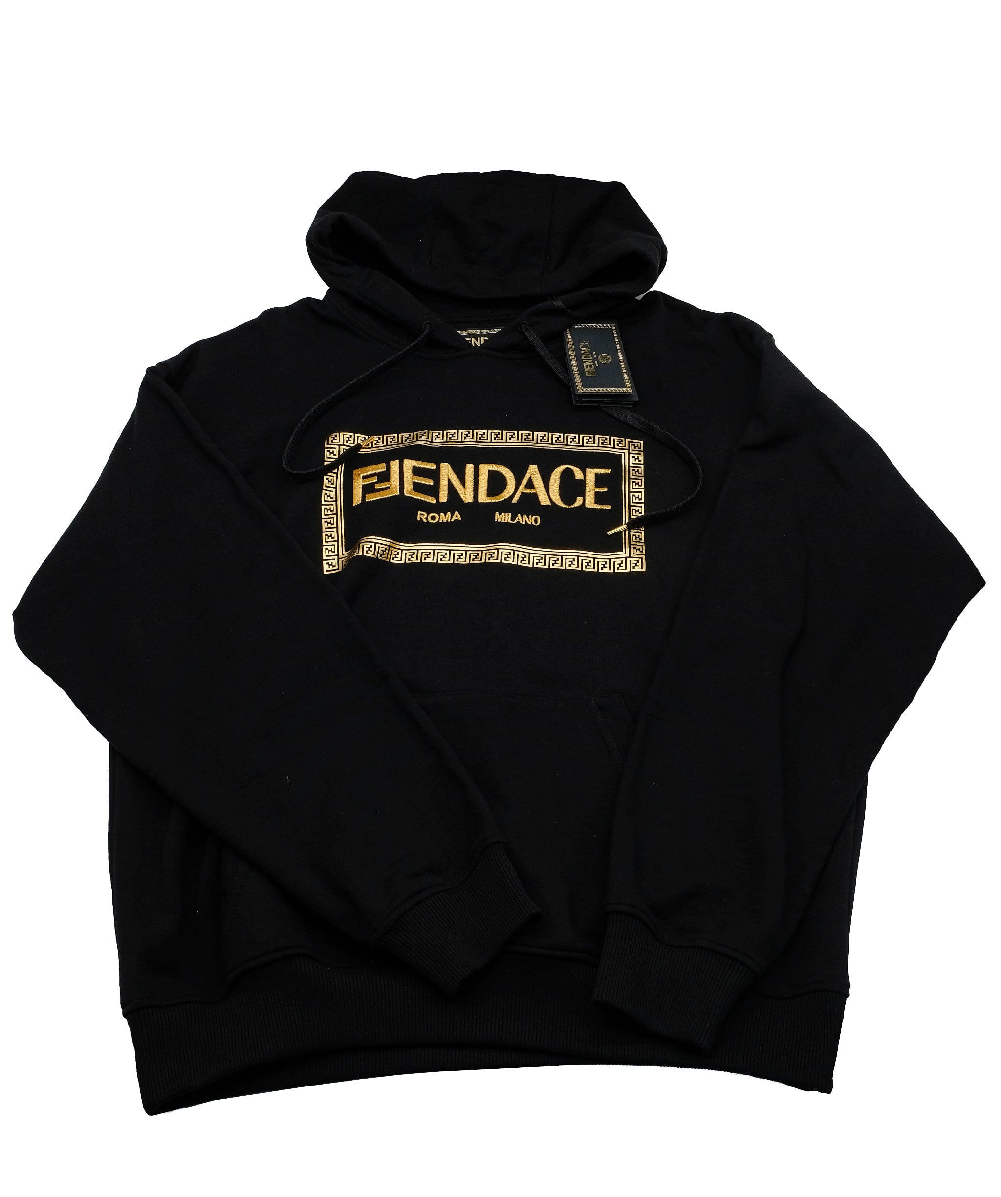 Fendi Fendace Hoodie Black L RJC2392