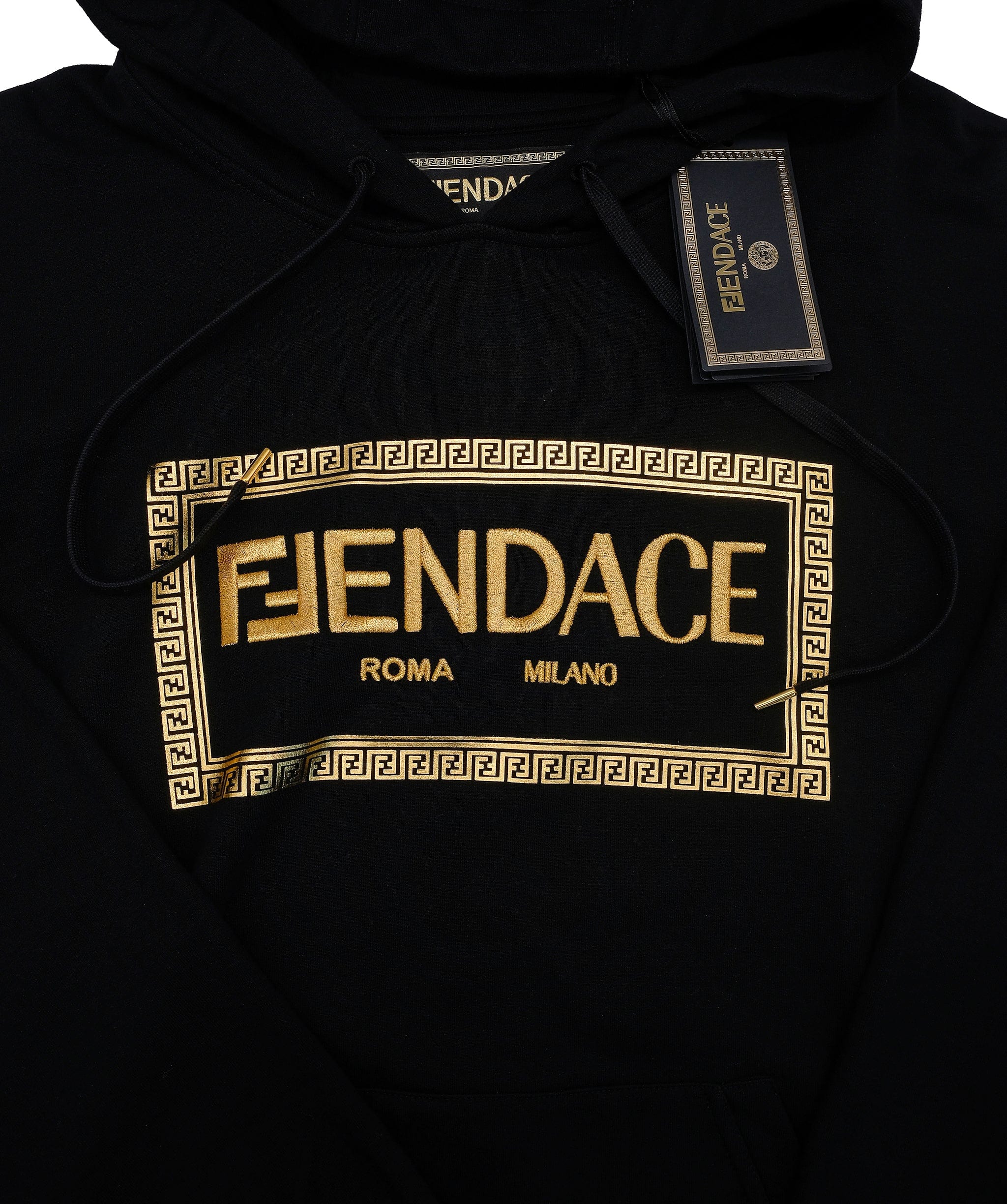 Fendi Fendace Hoodie Black L RJC2392