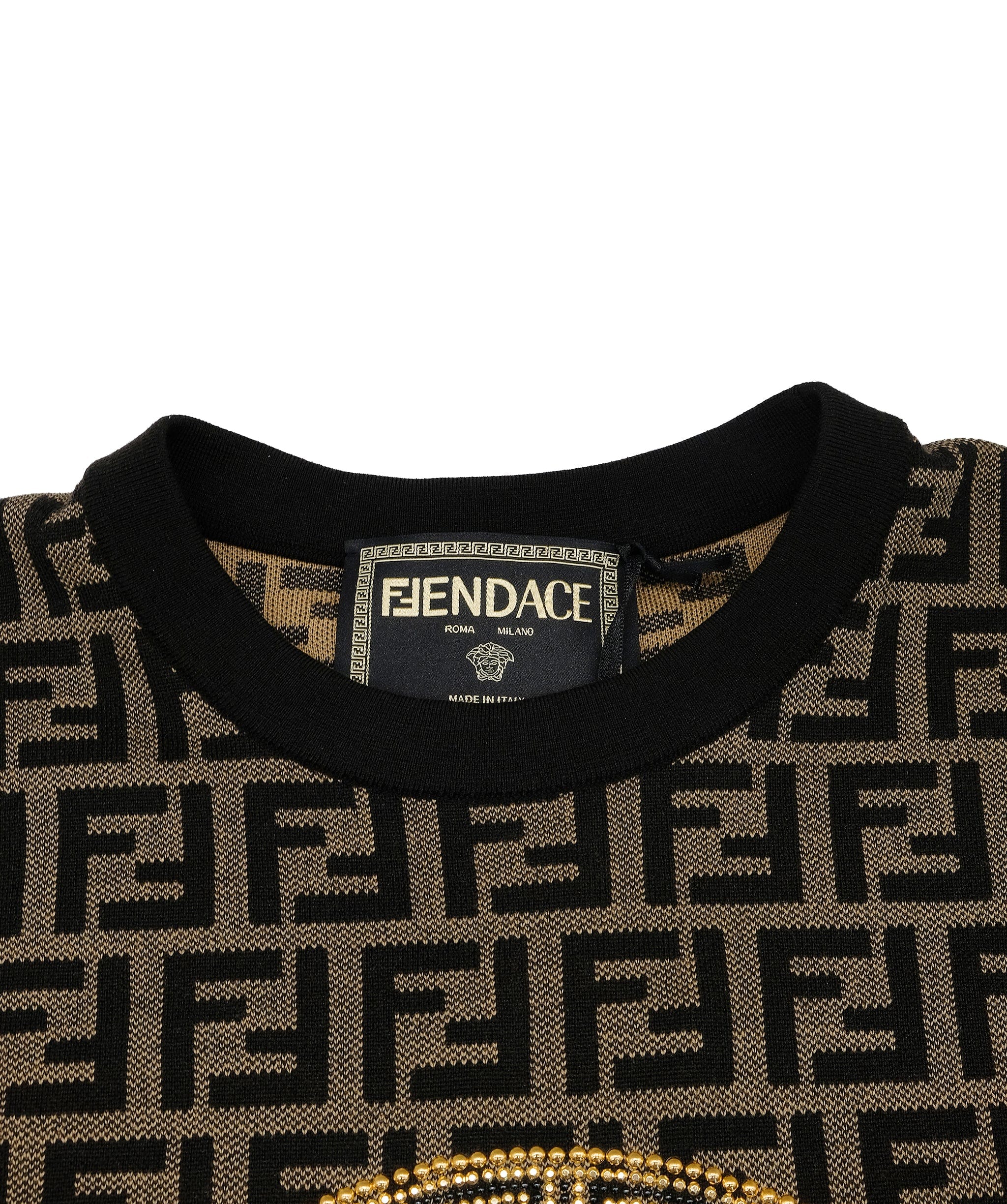 Fendi Fendace Jumper Brown 50 RJC2388