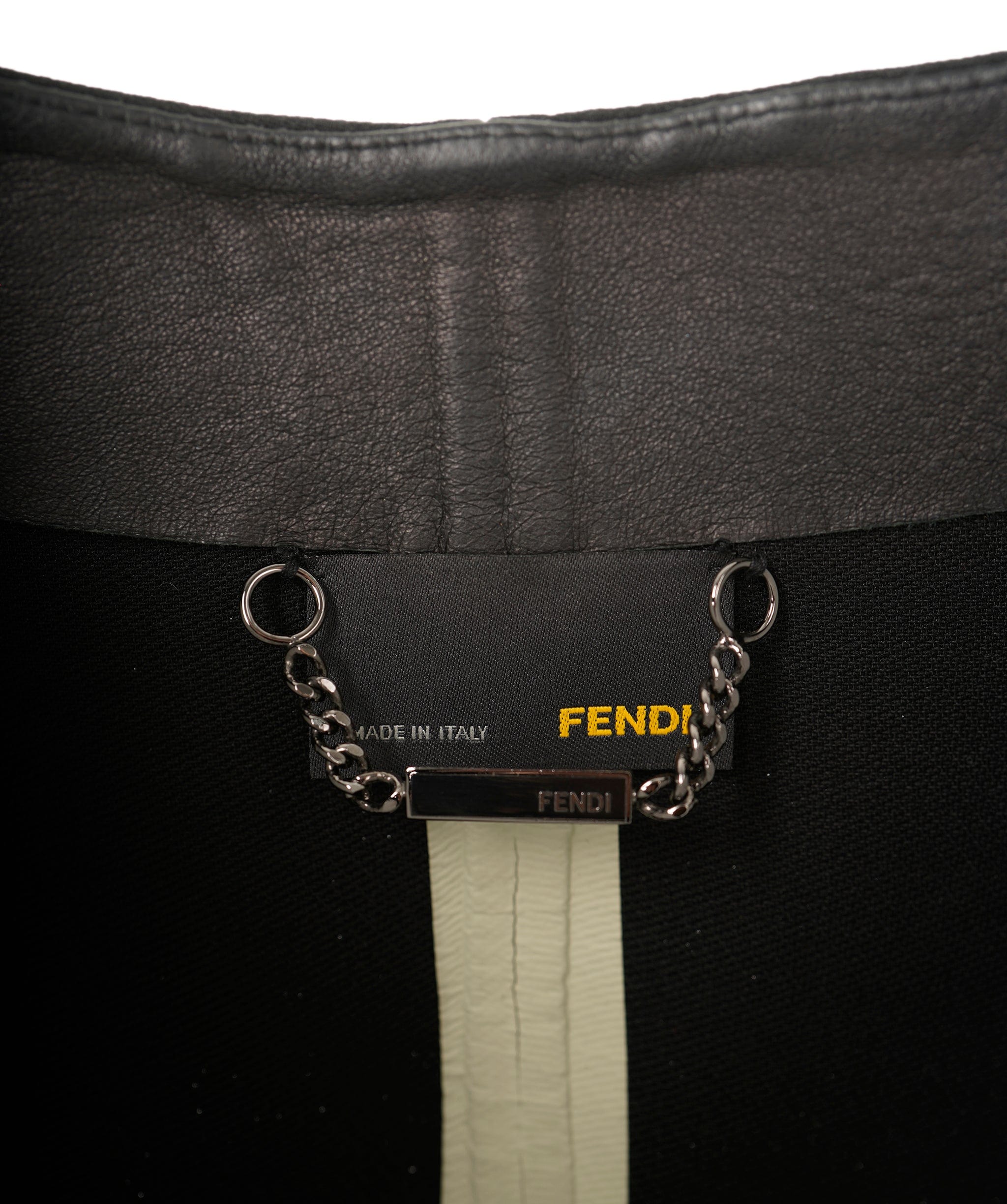 Fendi Fendi Leather Trim Blazer ALC0839