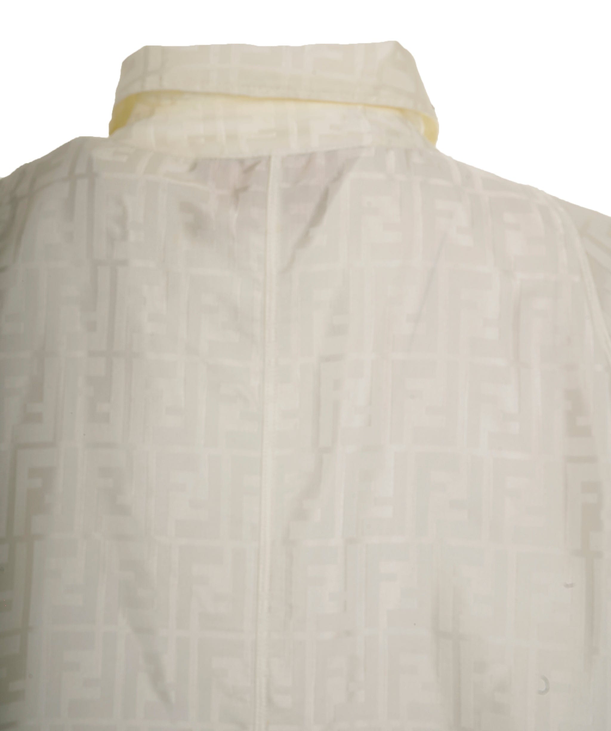 Fendi Fendi Zucca Nylon Coat White ASL9231