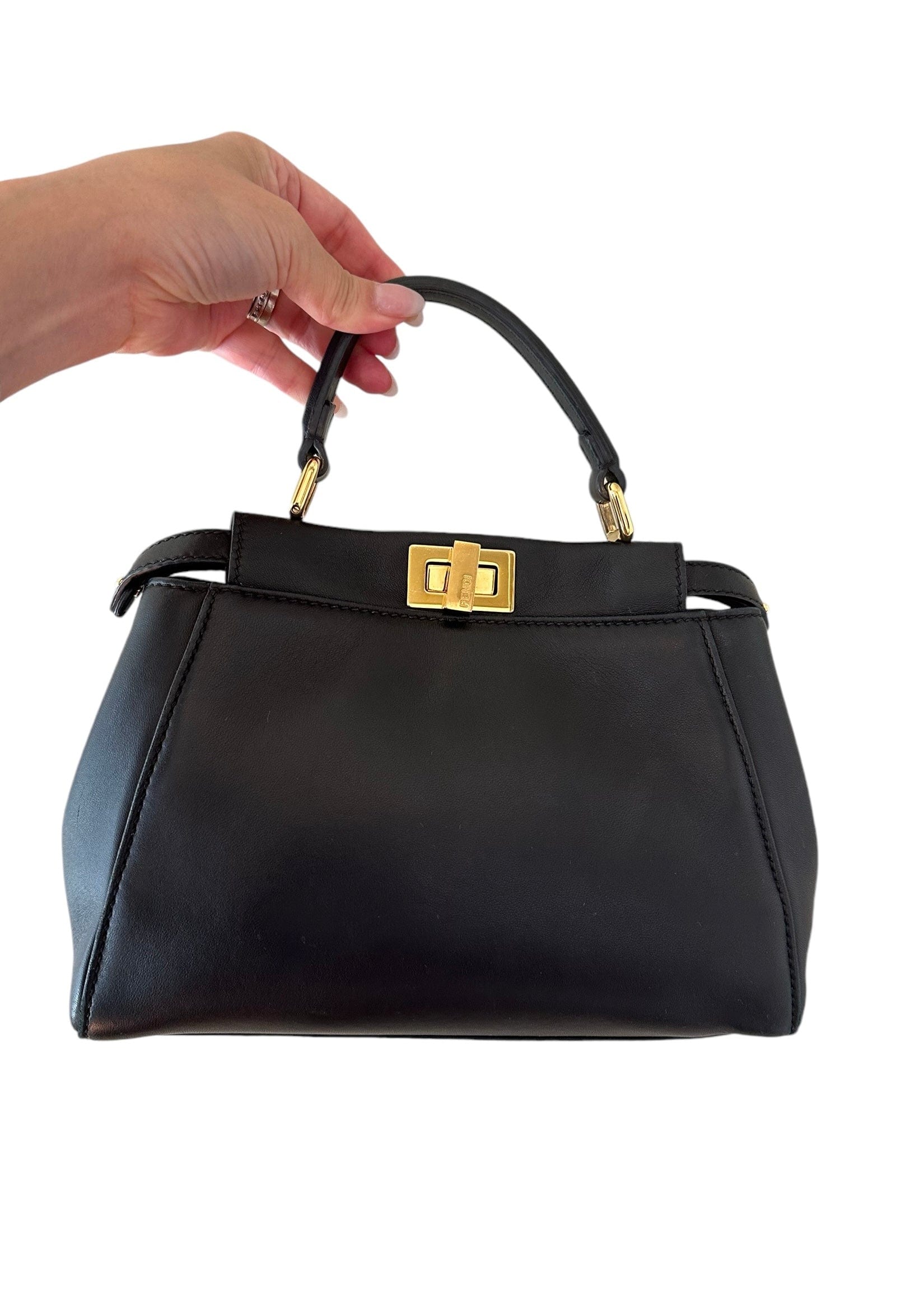 Fendi Fendi Peekaboo Mini Black